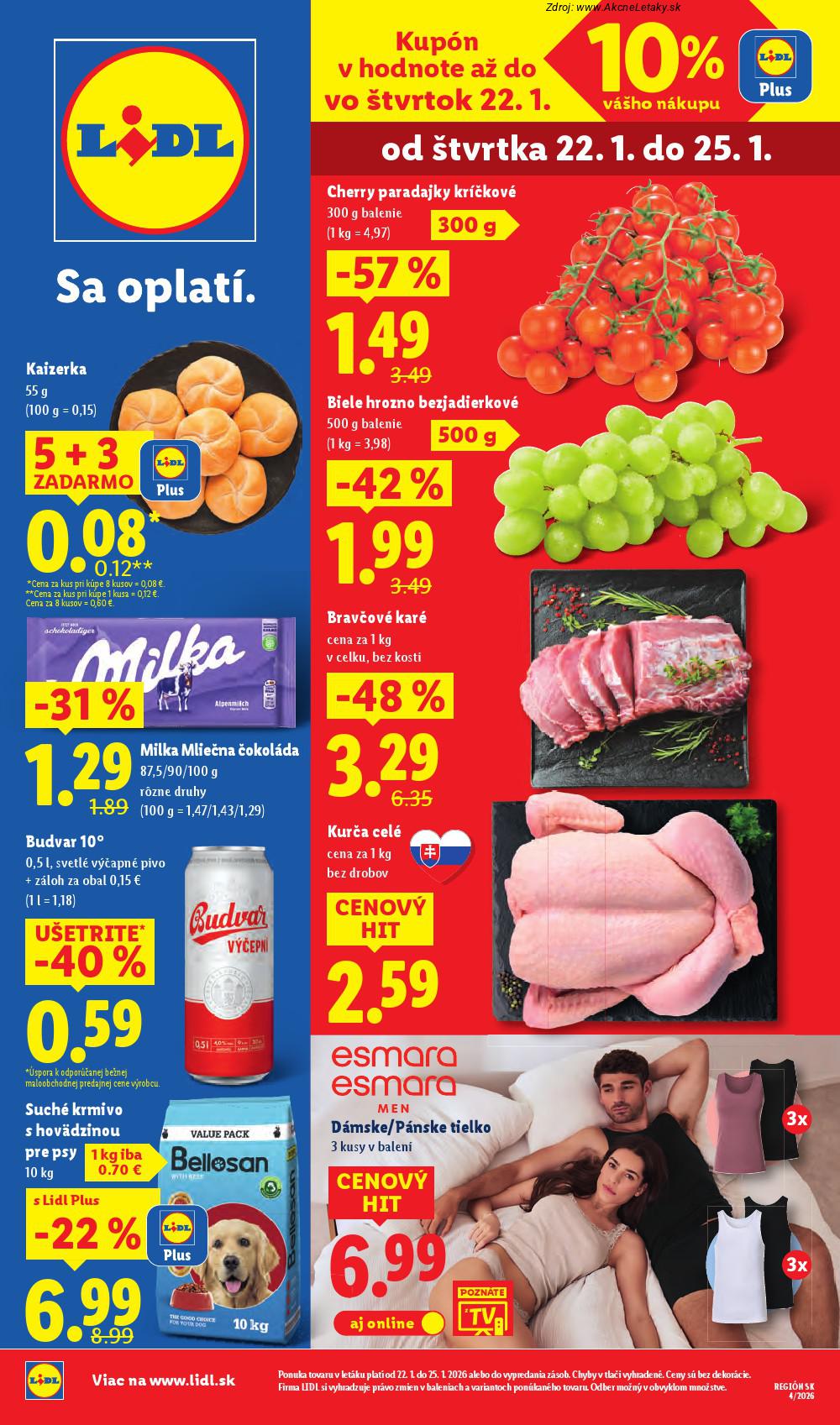 Leták Lidl - strana 1