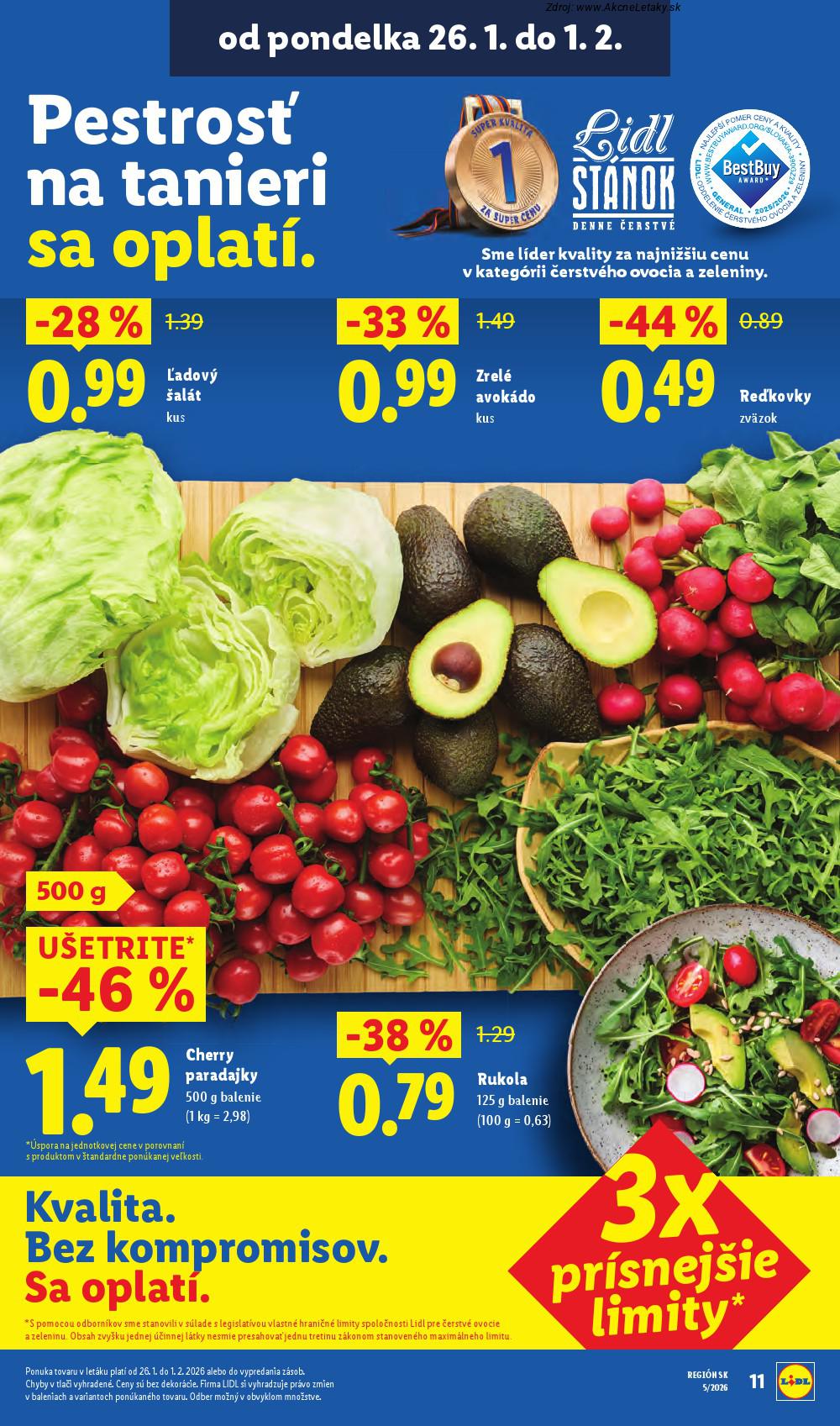 Leták Lidl (26. 1. - 1. 2. 2026) - strana 11 z 98