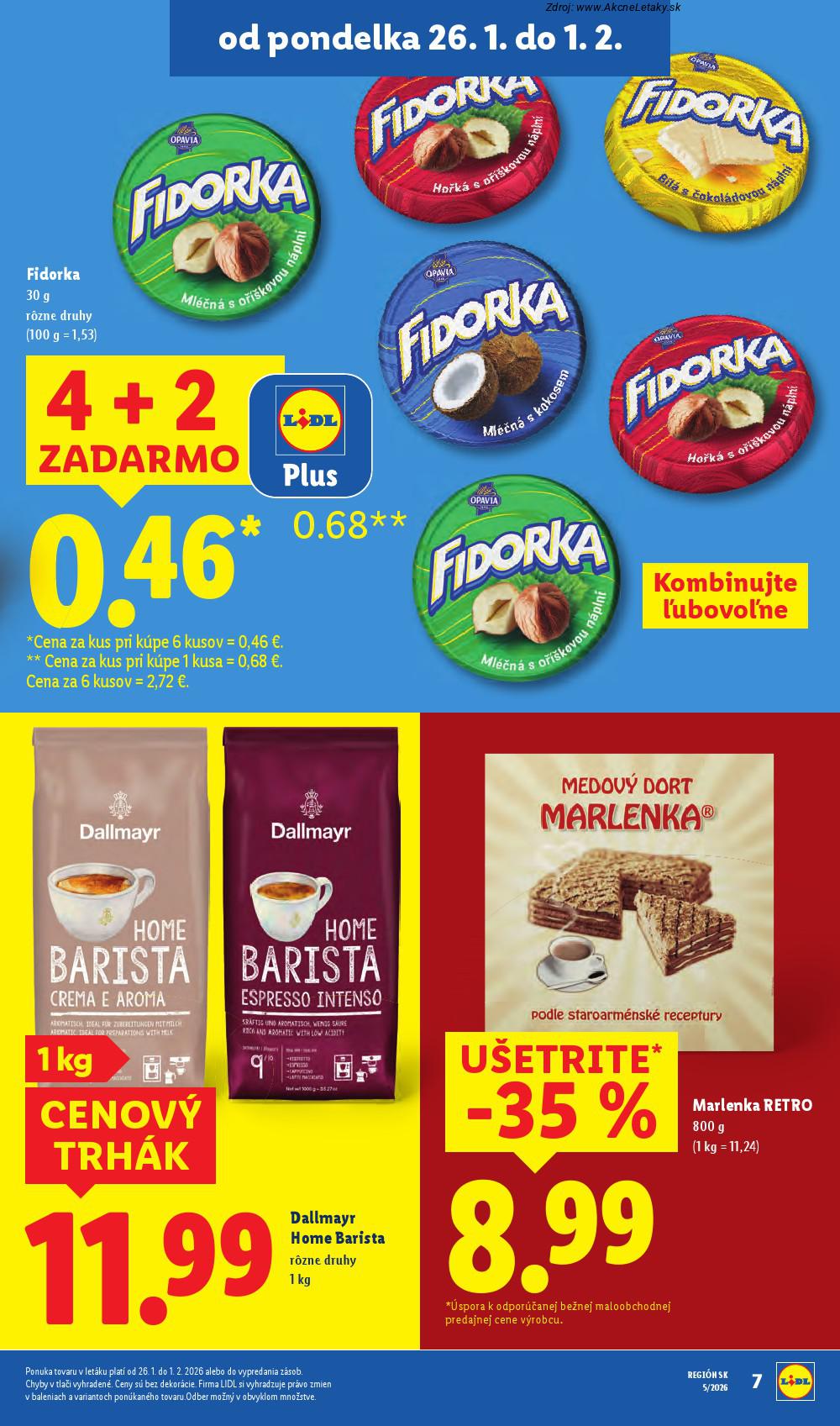 Leták Lidl (26. 1. - 1. 2. 2026) - strana 7 z 98