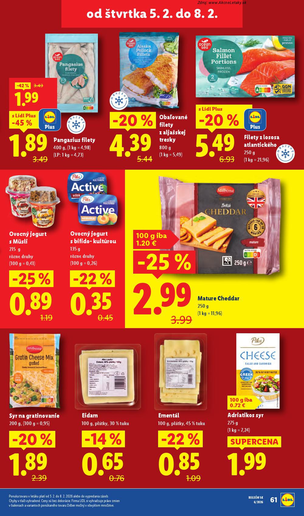 Leták Lidl (2. 2. - 8. 2. 2026) - strana 61 z 88