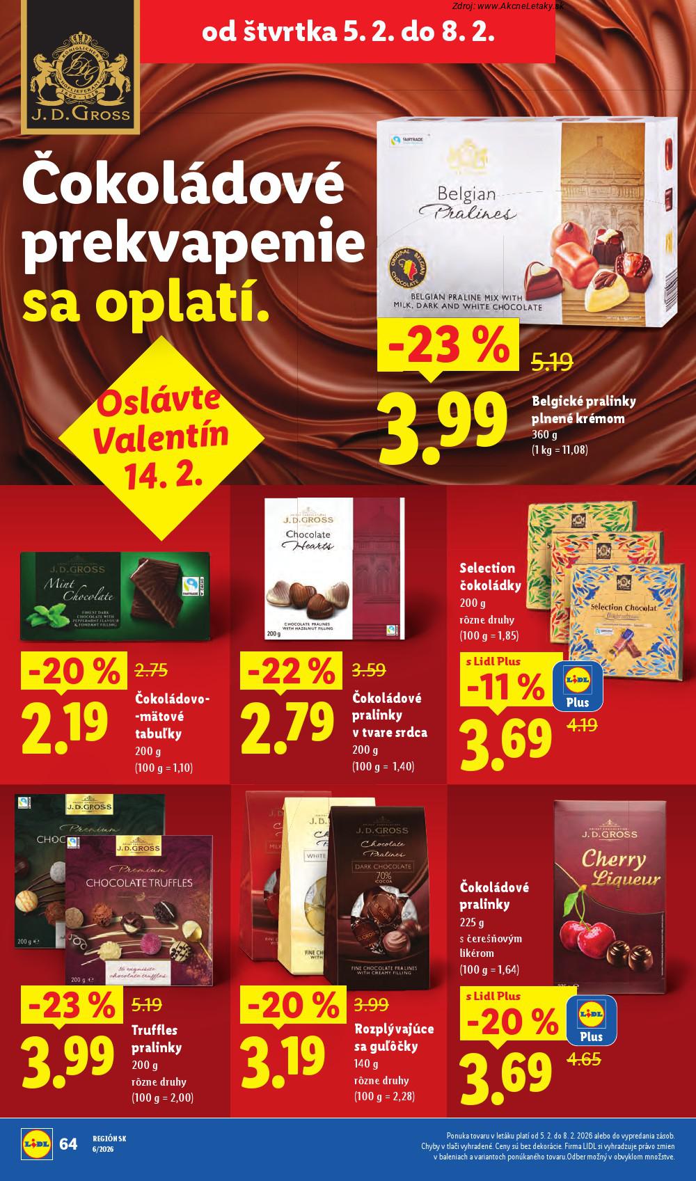 Leták Lidl (2. 2. - 8. 2. 2026) - strana 64 z 88