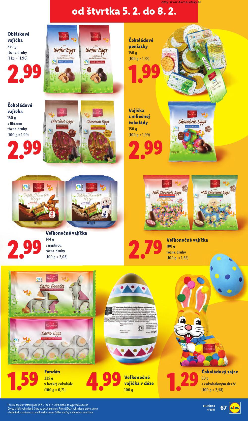Leták Lidl (2. 2. - 8. 2. 2026) - strana 67 z 88