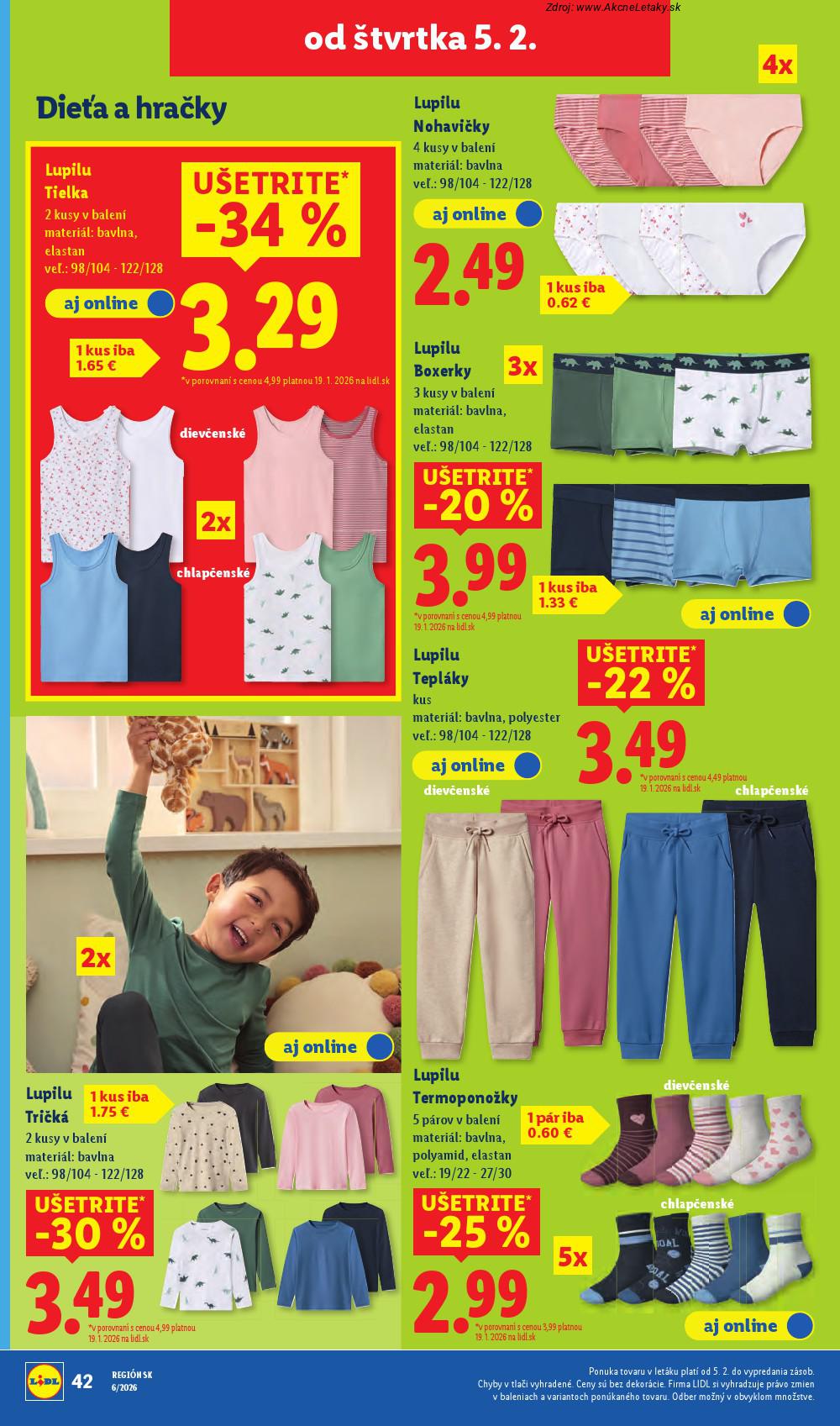Leták Lidl (2. 2. - 8. 2. 2026) - strana 72 z 88