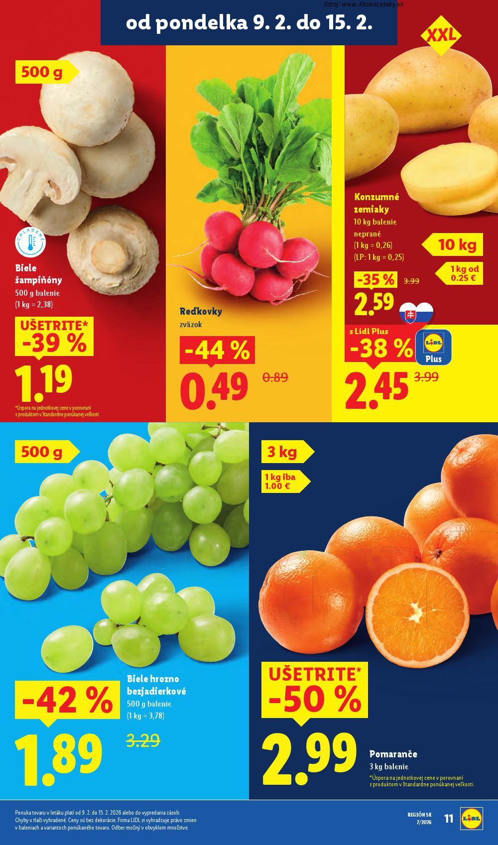 Leták Lidl (9. 2. - 15. 2. 2026) - strana 11 z 101