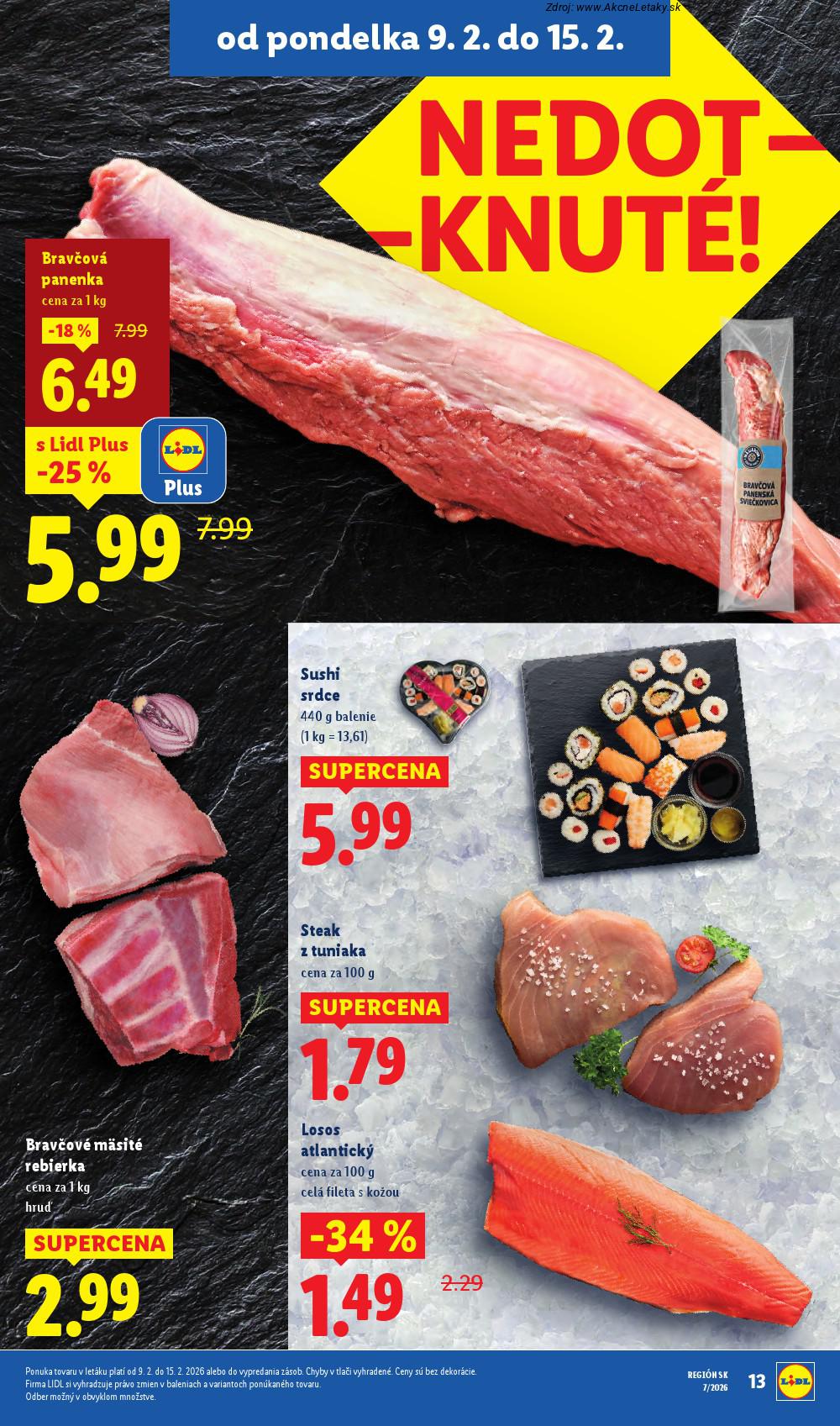 Leták Lidl (9. 2. - 15. 2. 2026) - strana 13 z 101