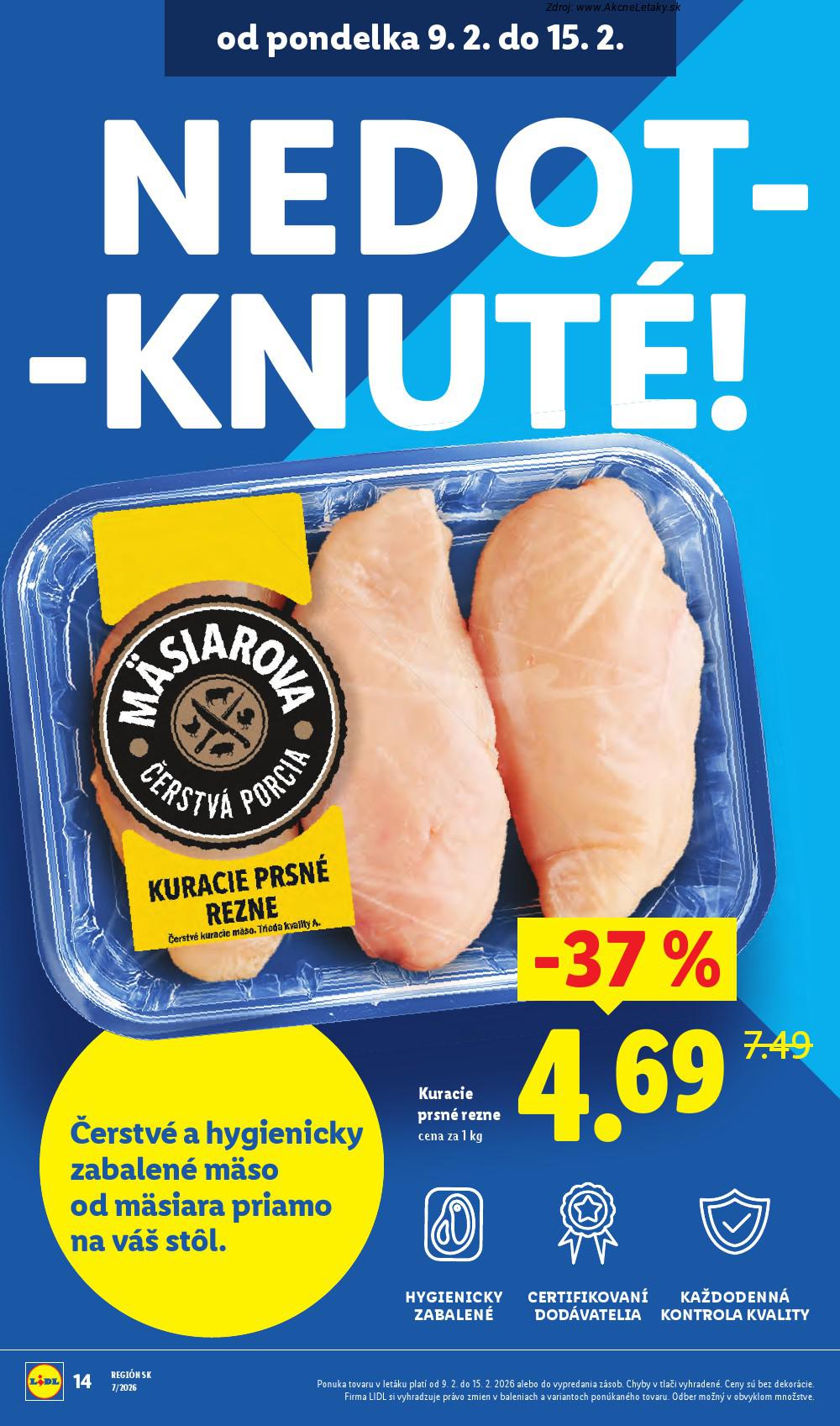 Leták Lidl (9. 2. - 15. 2. 2026) - strana 14 z 101