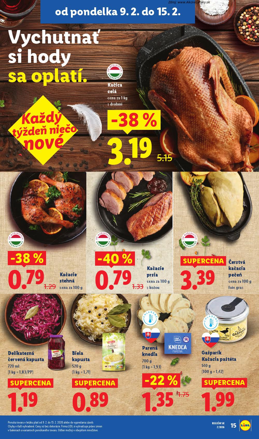 Leták Lidl (9. 2. - 15. 2. 2026) - strana 15 z 101