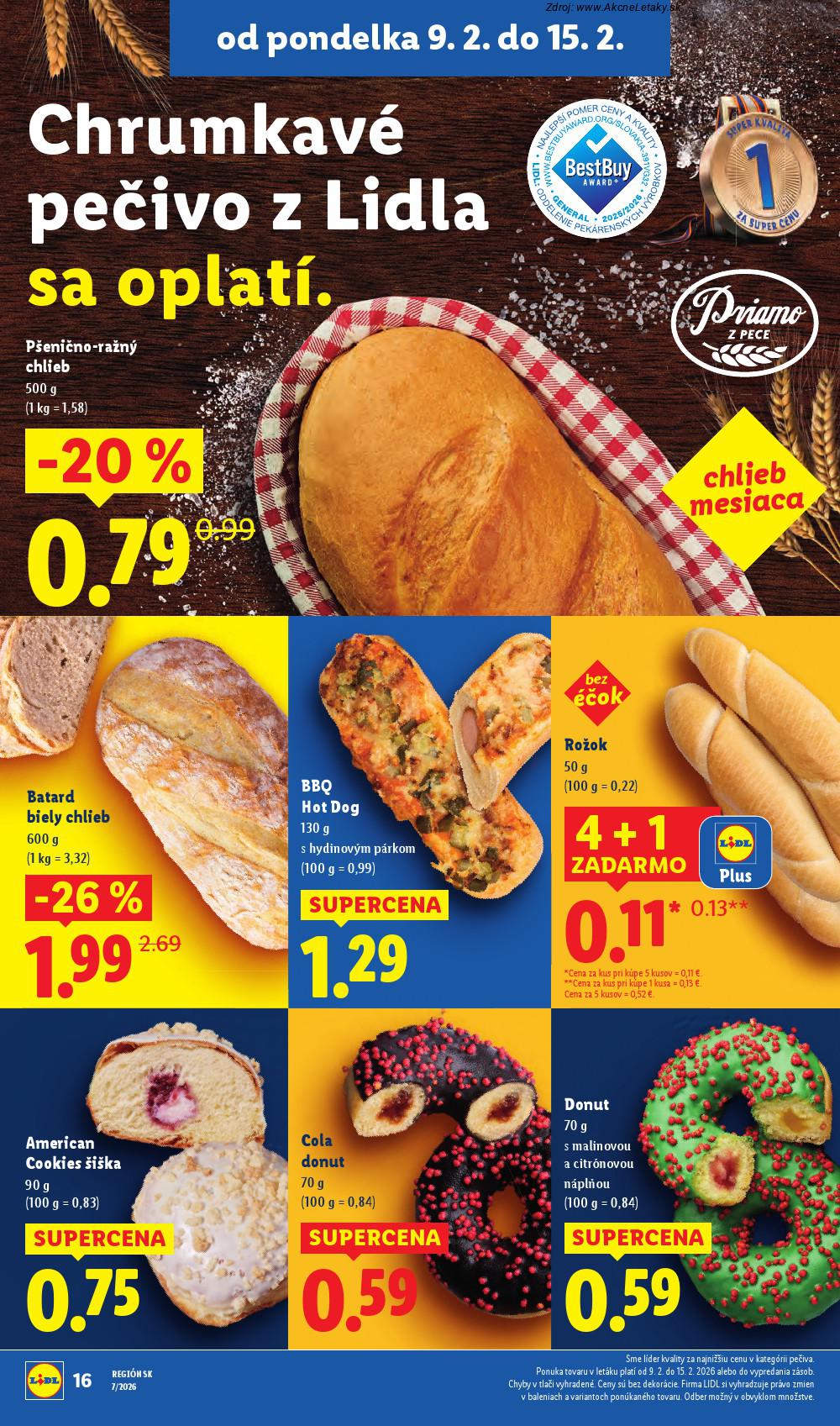 Leták Lidl (9. 2. - 15. 2. 2026) - strana 16 z 101