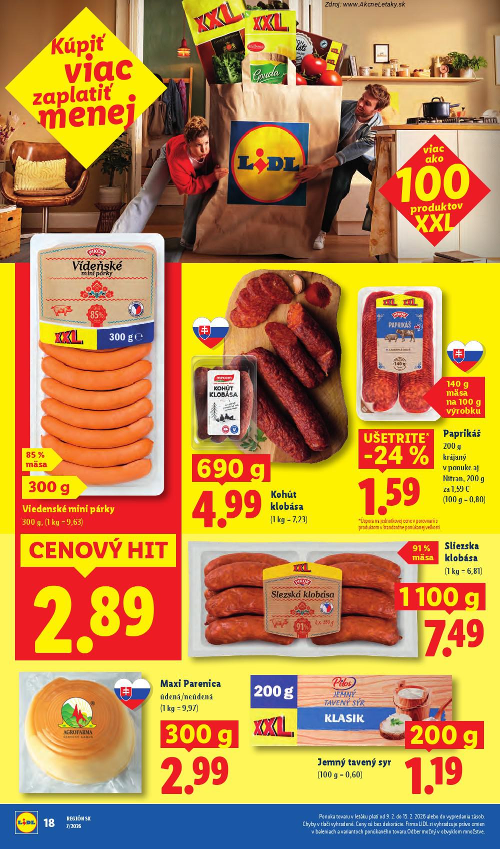 Leták Lidl (9. 2. - 15. 2. 2026) - strana 18 z 101