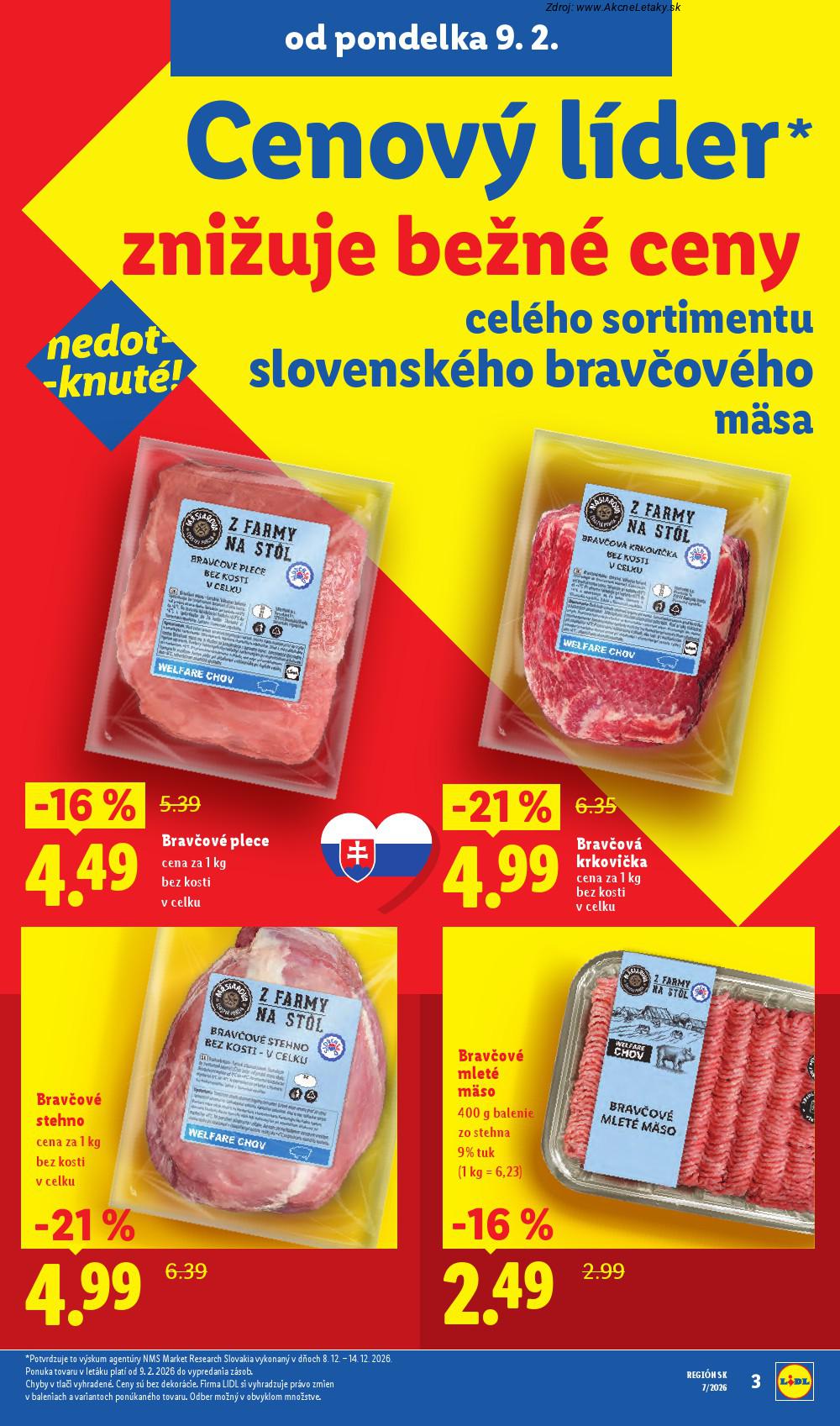 Leták Lidl (9. 2. - 15. 2. 2026) - strana 3 z 101