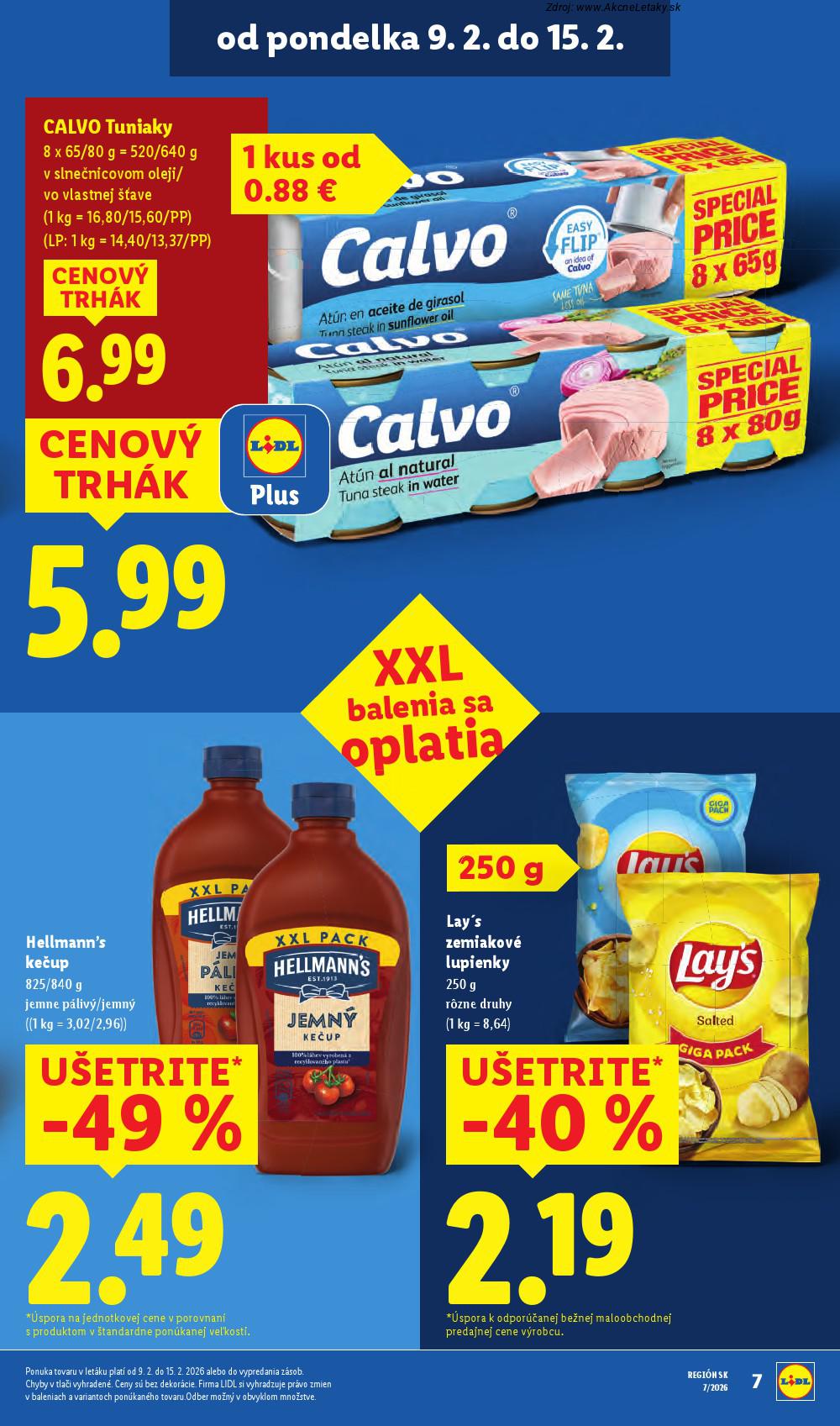 Leták Lidl (9. 2. - 15. 2. 2026) - strana 7 z 101