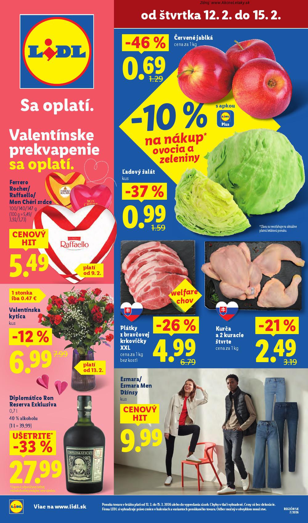 Leták Lidl - strana 1