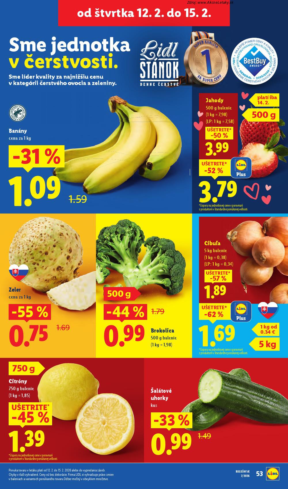 Leták Lidl (12. 2. - 15. 2. 2026) - strana 13 z 60