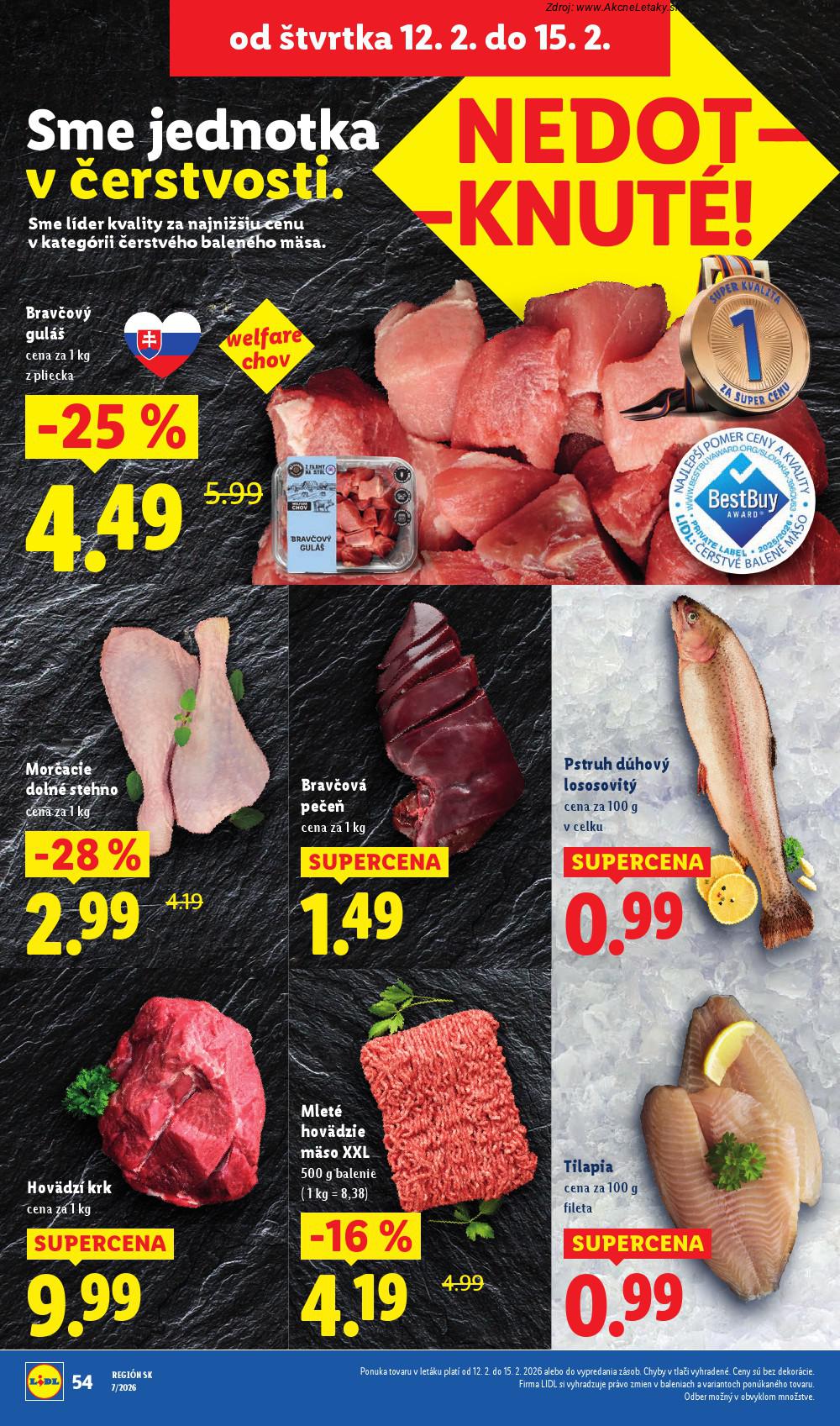 Leták Lidl (12. 2. - 15. 2. 2026) - strana 14 z 60