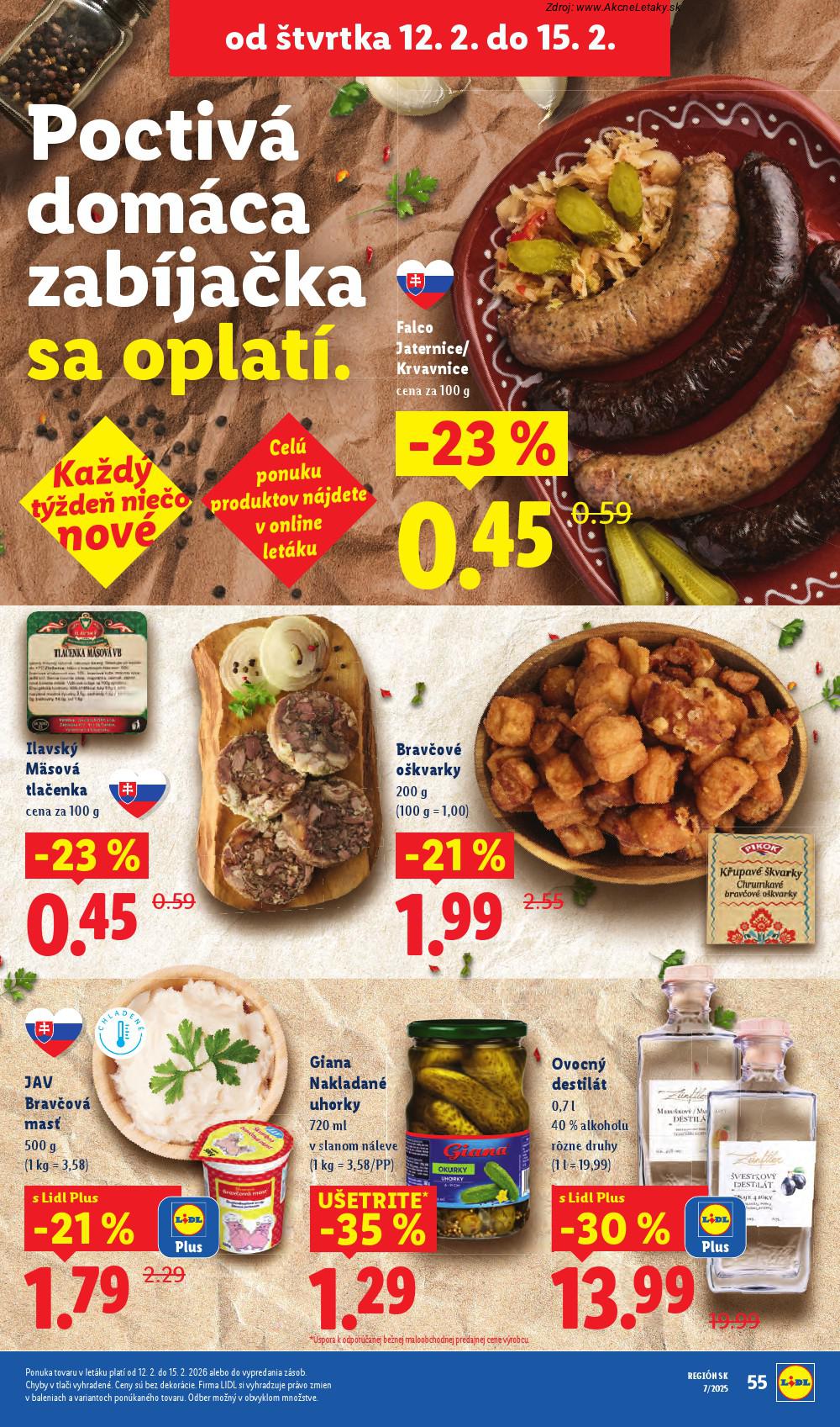 Leták Lidl (12. 2. - 15. 2. 2026) - strana 16 z 60