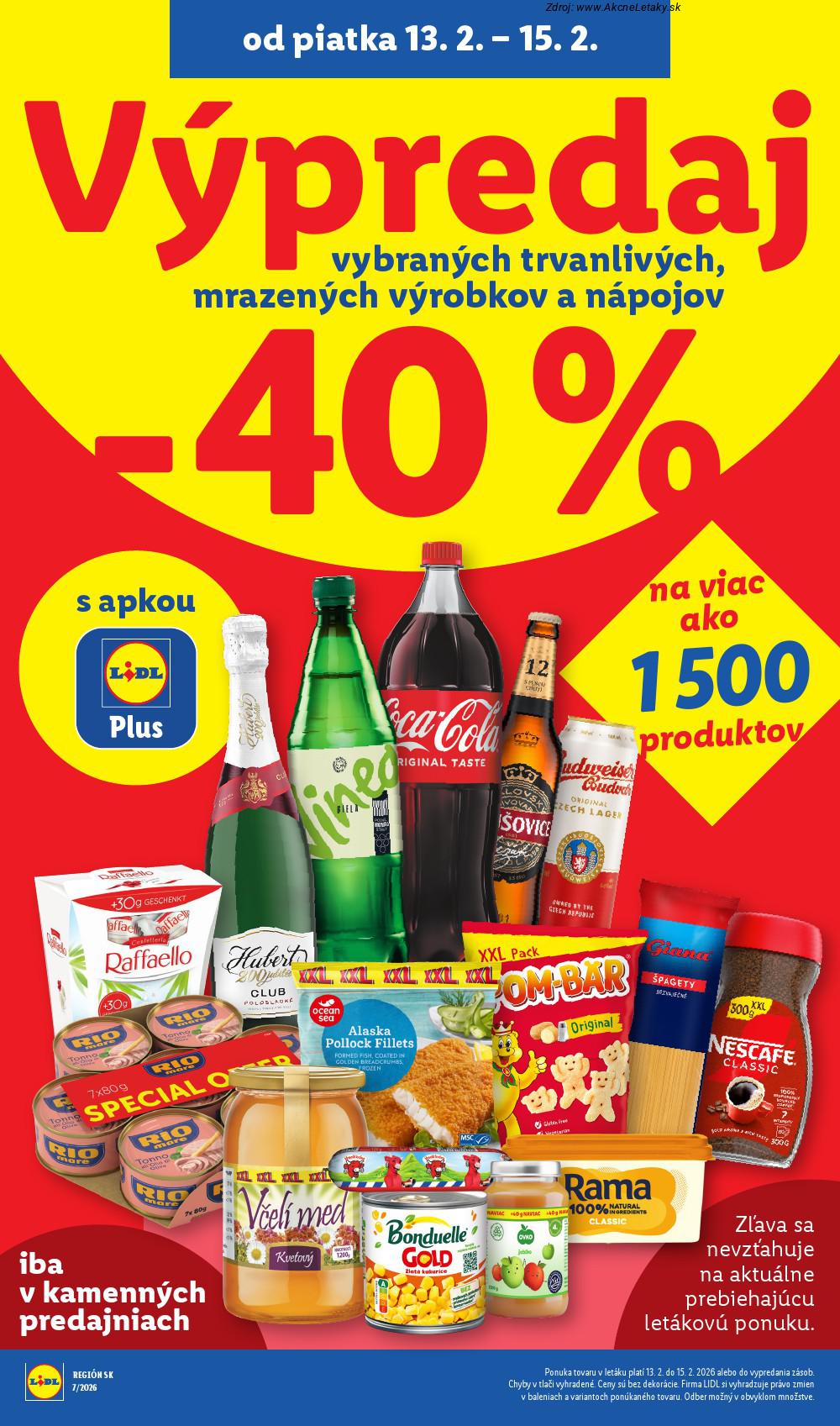 Leták Lidl (12. 2. - 15. 2. 2026) - strana 2 z 60