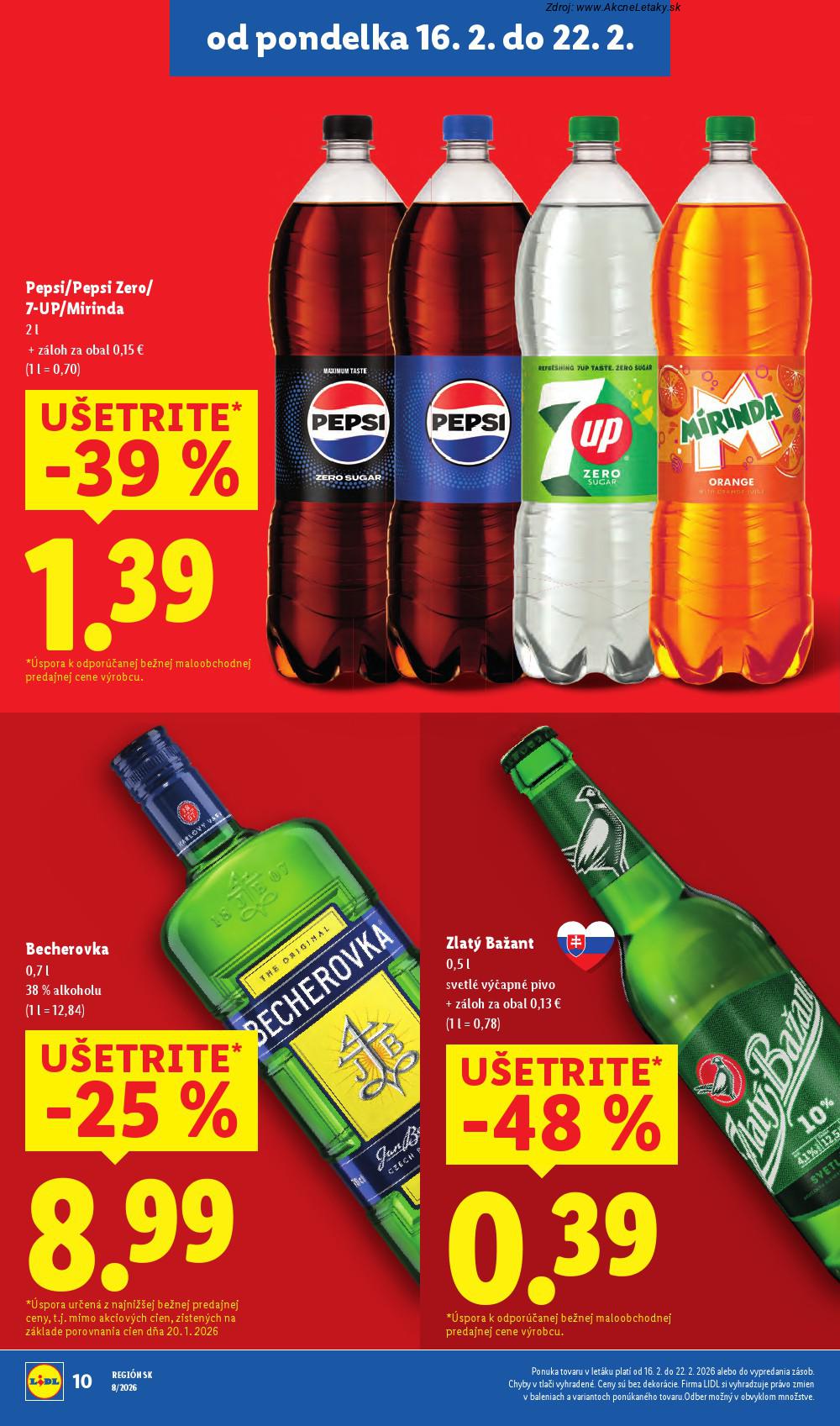 Leták Lidl (16. 2. - 22. 2. 2026) - strana 10 z 95