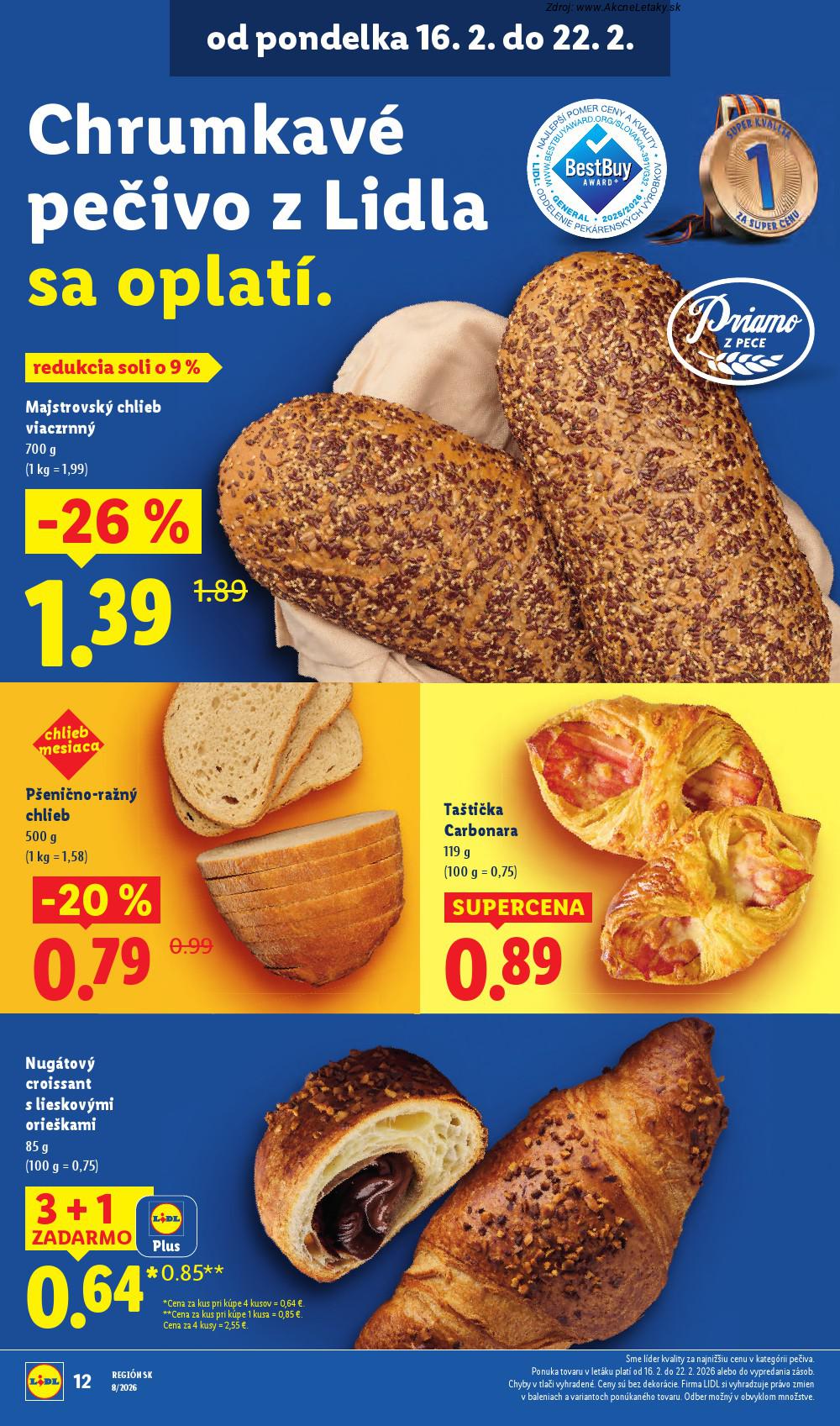 Leták Lidl (16. 2. - 22. 2. 2026) - strana 12 z 95