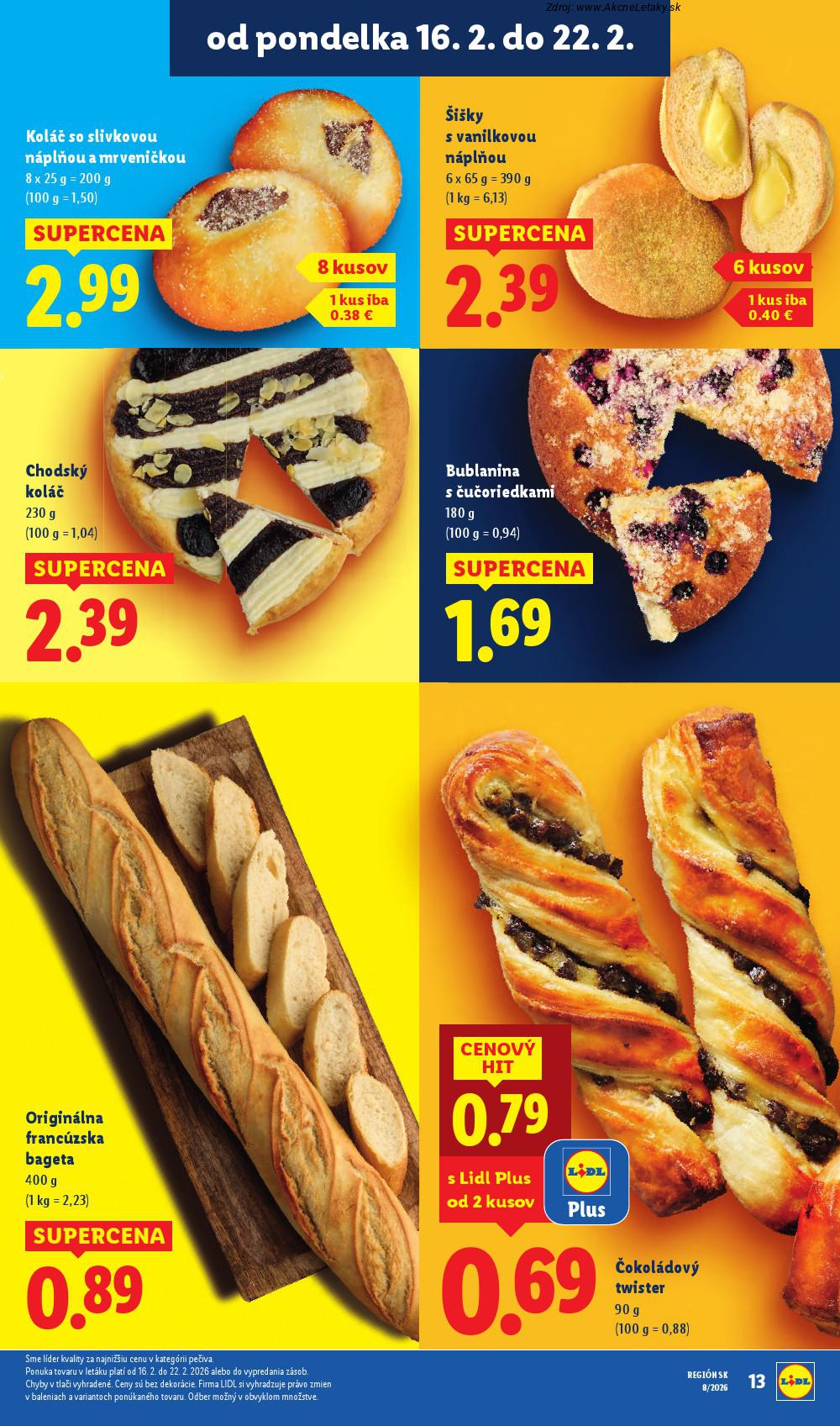 Leták Lidl (16. 2. - 22. 2. 2026) - strana 13 z 95