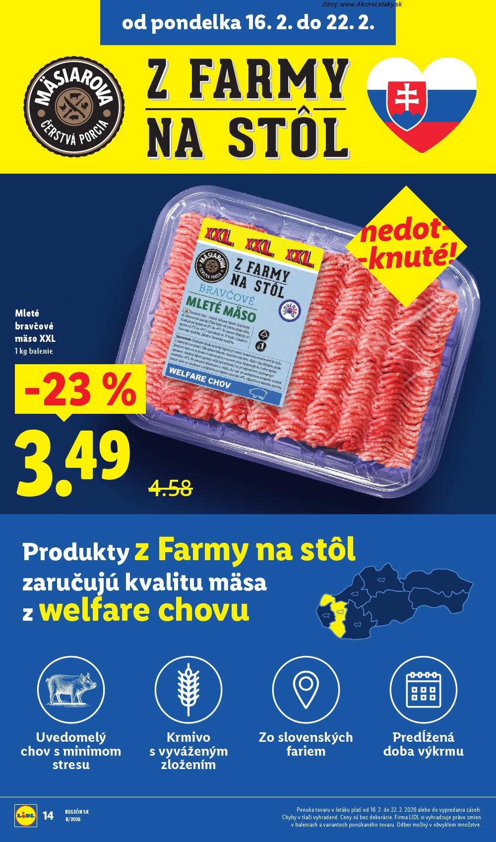 Leták Lidl (16. 2. - 22. 2. 2026) - strana 14 z 95