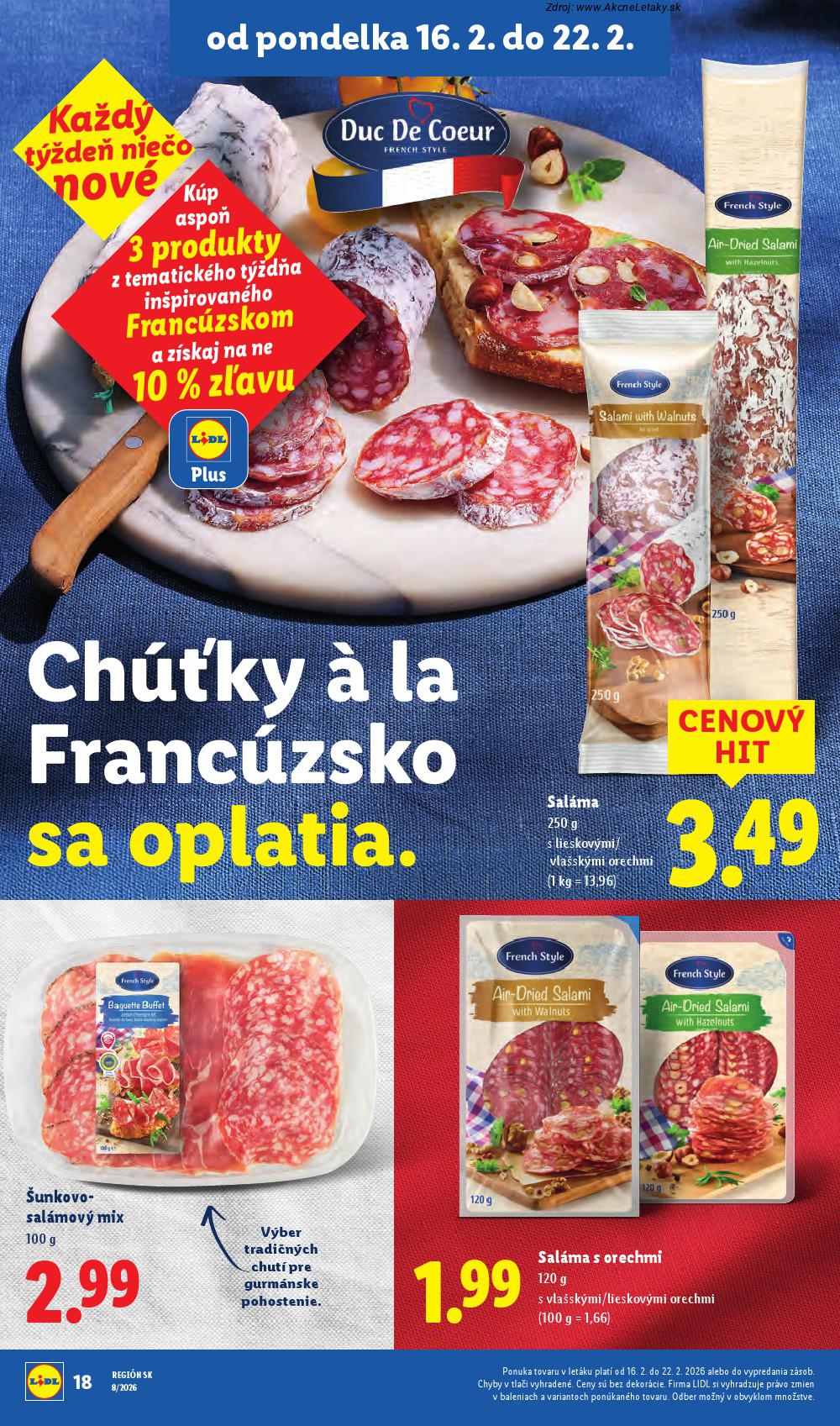 Leták Lidl (16. 2. - 22. 2. 2026) - strana 18 z 95