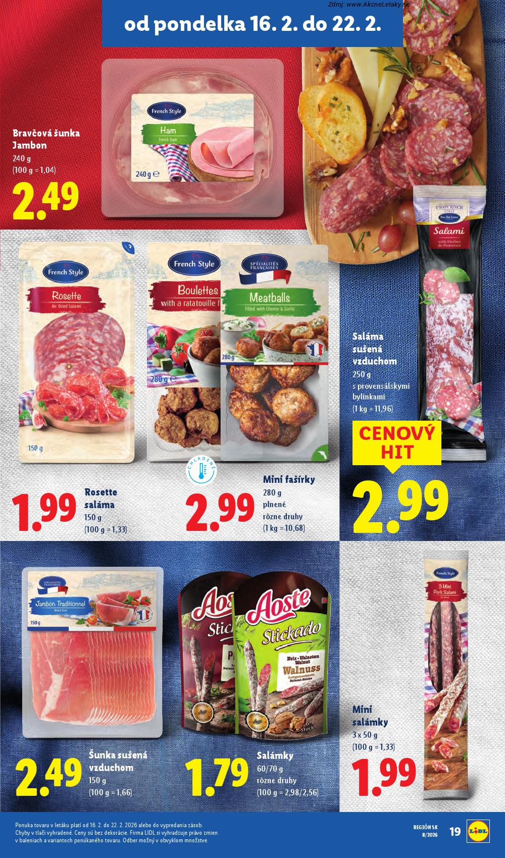 Leták Lidl (16. 2. - 22. 2. 2026) - strana 19 z 95