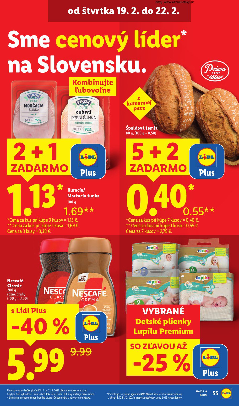 Leták Lidl (19. 2. - 22. 2. 2026) - strana 12 z 42