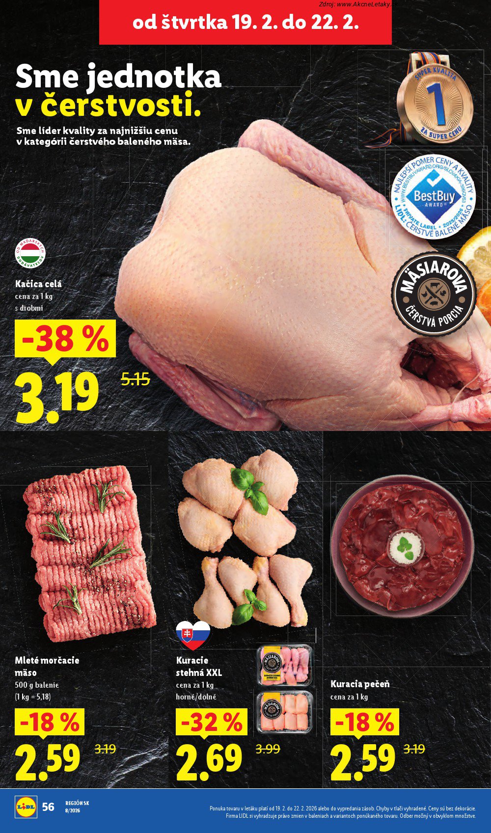 Leták Lidl (19. 2. - 22. 2. 2026) - strana 14 z 42