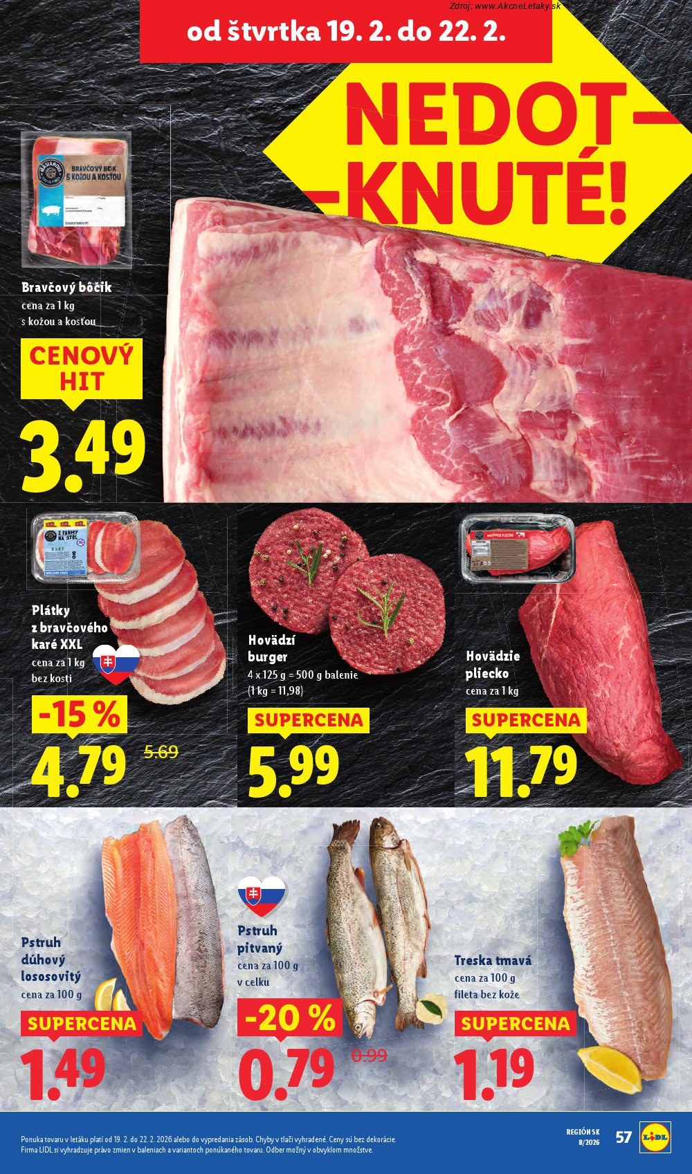 Leták Lidl (19. 2. - 22. 2. 2026) - strana 15 z 42