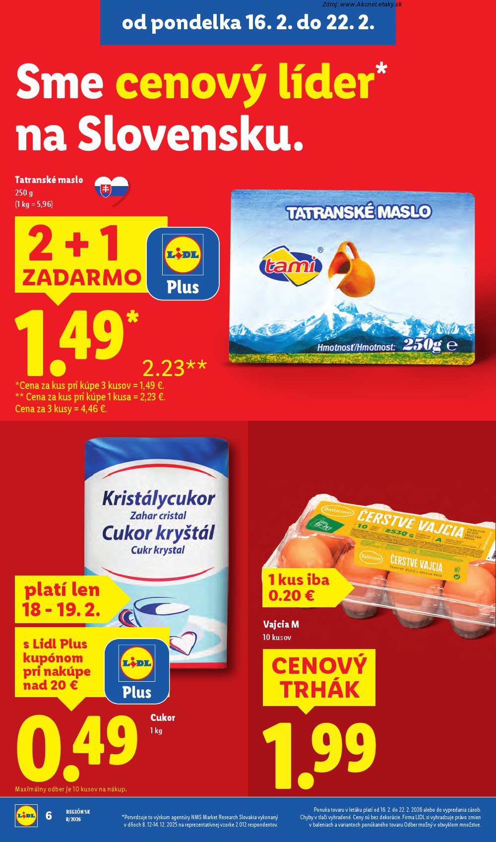 Leták Lidl (19. 2. - 22. 2. 2026) - strana 6 z 42