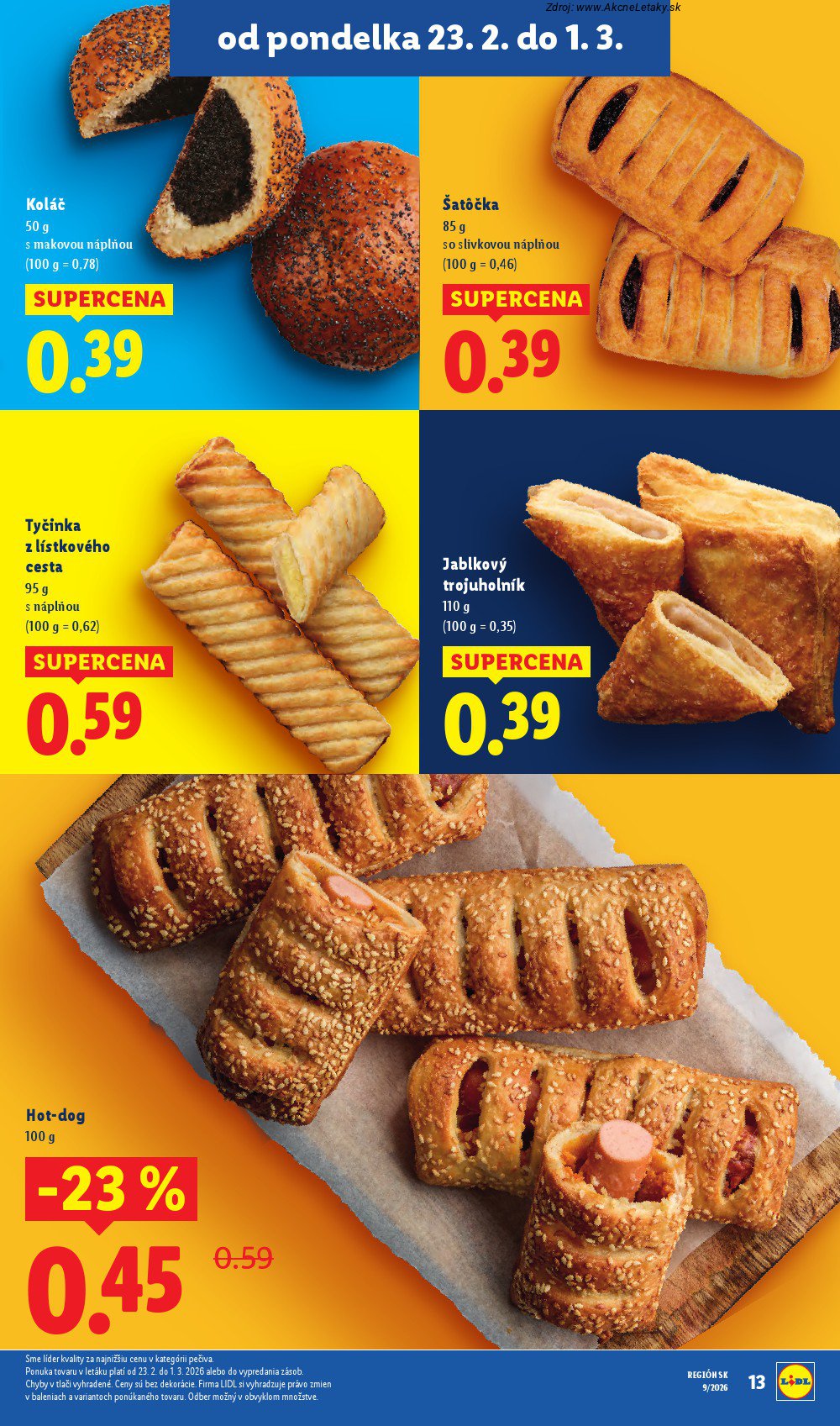 Leták Lidl (23. 2. - 1. 3. 2026) - strana 13 z 96