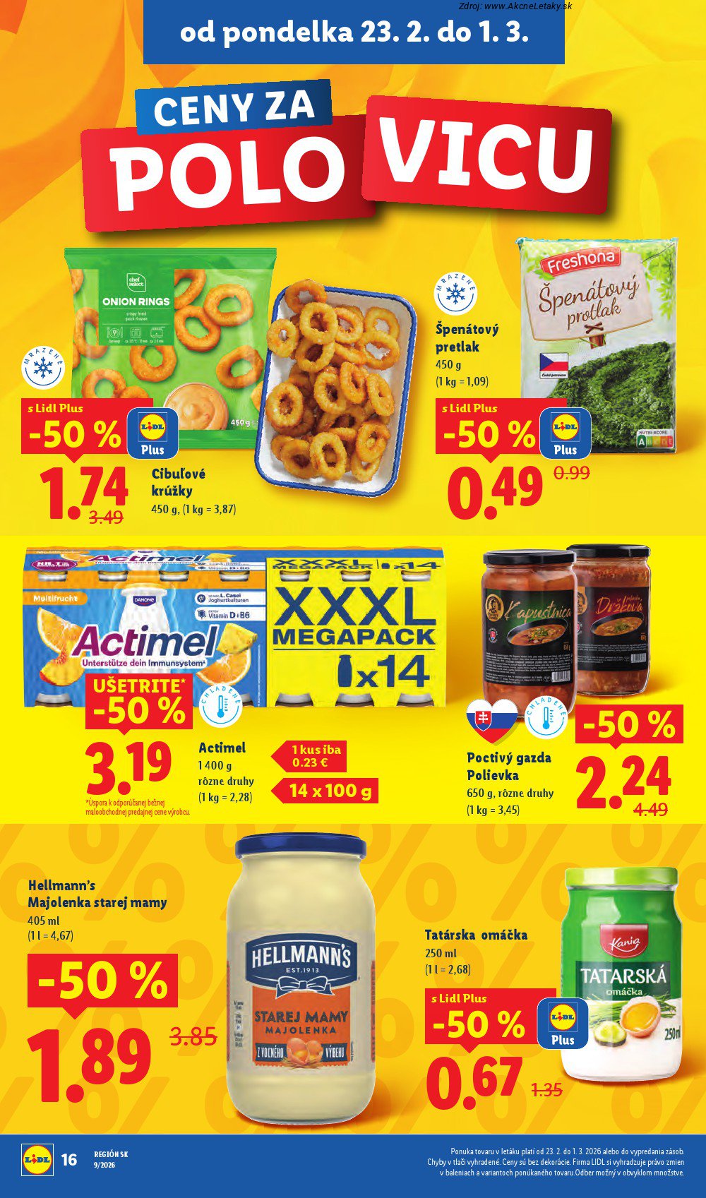 Leták Lidl (23. 2. - 1. 3. 2026) - strana 18 z 96