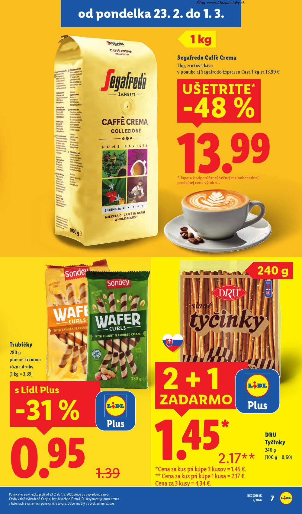 Leták Lidl (23. 2. - 1. 3. 2026) - strana 7 z 96