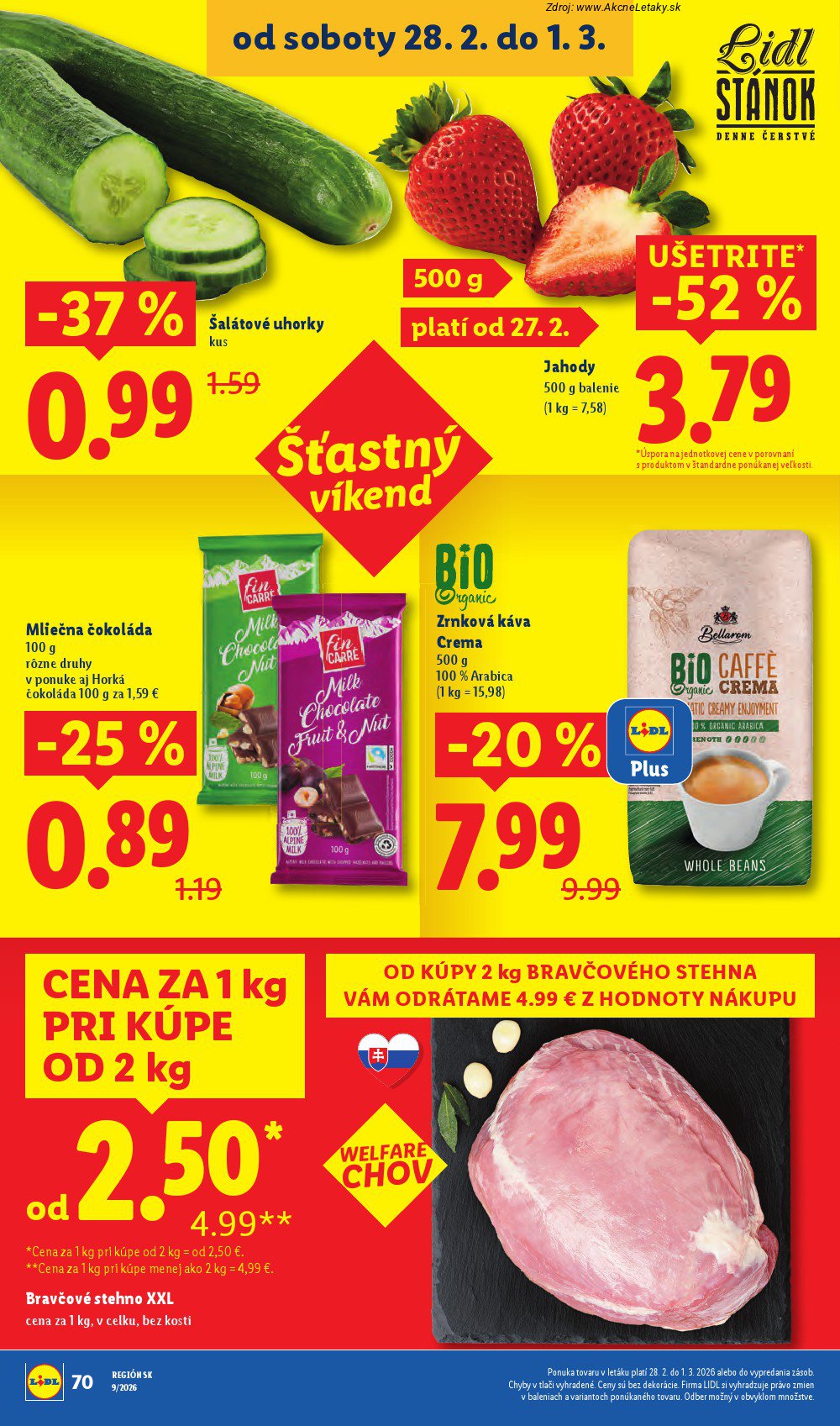 Leták Lidl (23. 2. - 1. 3. 2026) - strana 92 z 96