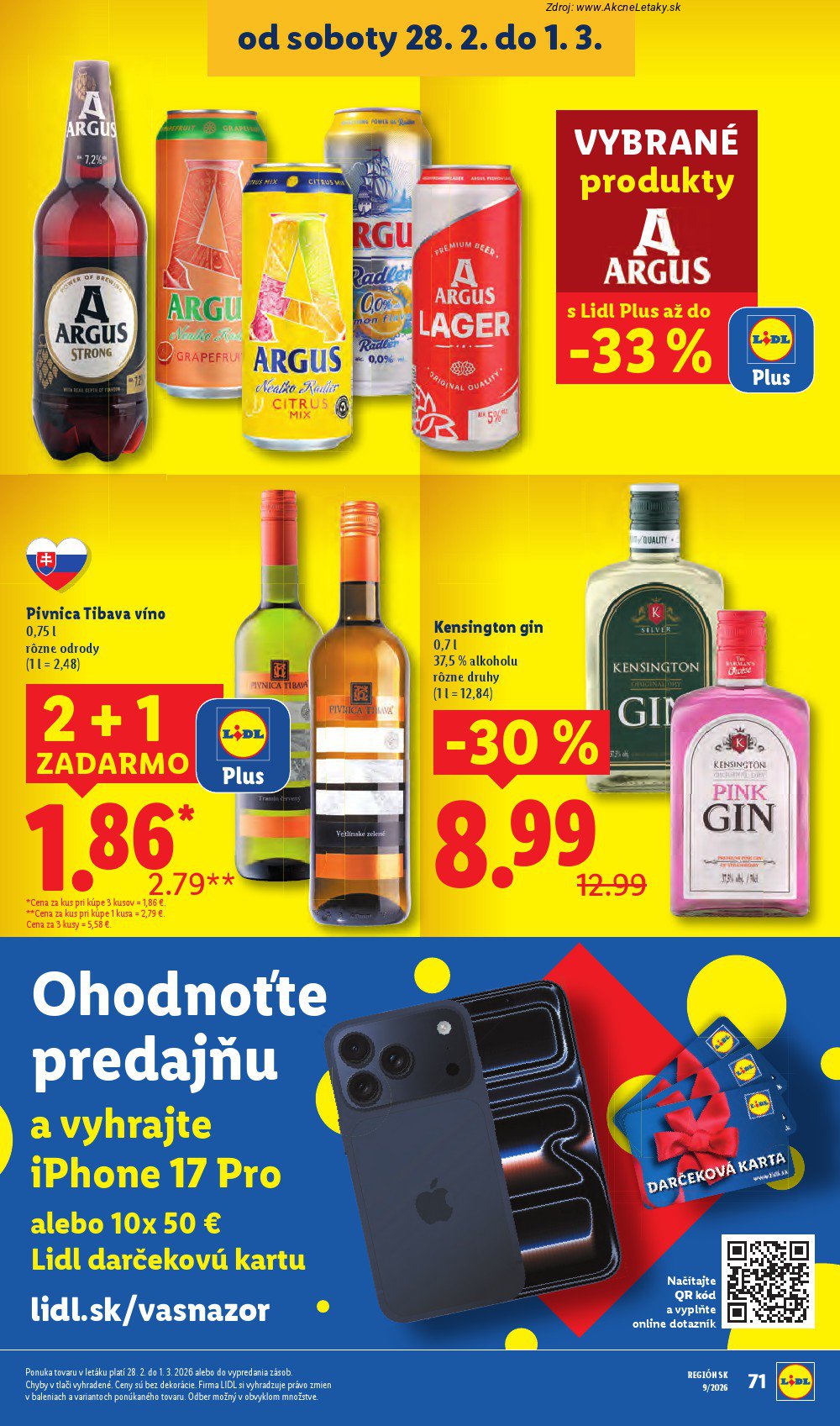 Leták Lidl (23. 2. - 1. 3. 2026) - strana 93 z 96