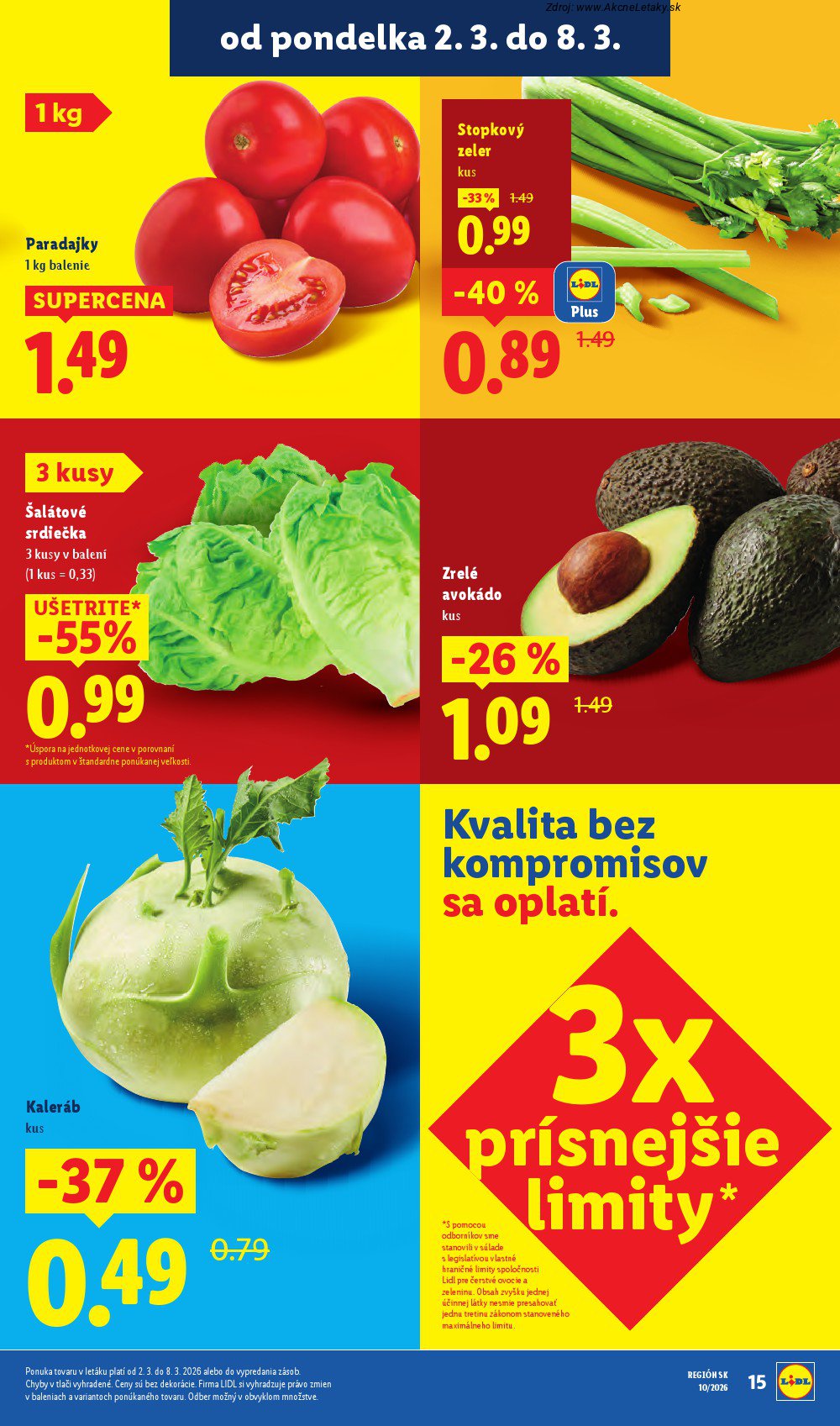 Leták Lidl (2. 3. - 8. 3. 2026) - strana 15 z 107