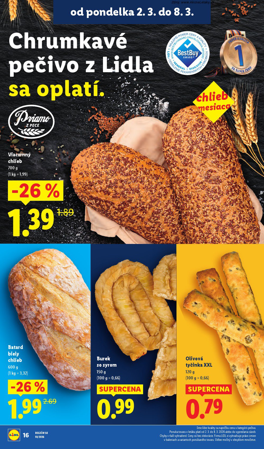 Leták Lidl (2. 3. - 8. 3. 2026) - strana 16 z 107