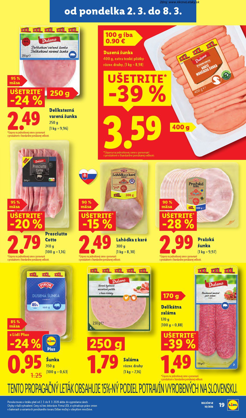 Leták Lidl (2. 3. - 8. 3. 2026) - strana 21 z 107