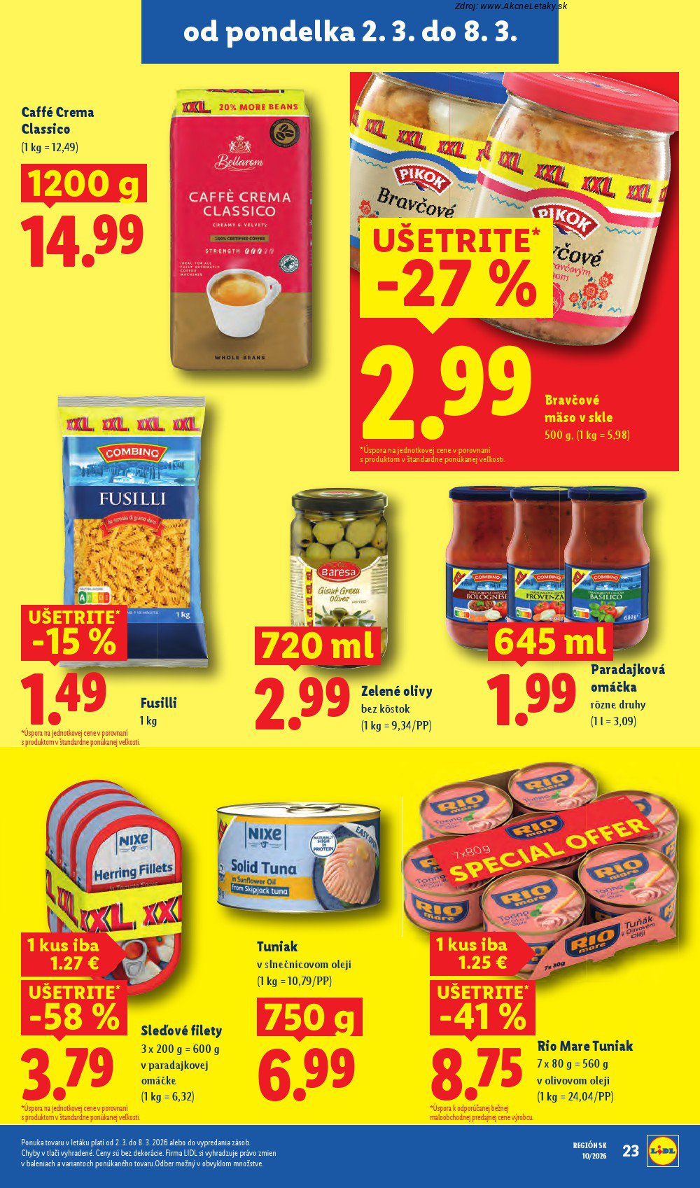 Leták Lidl (2. 3. - 8. 3. 2026) - strana 25 z 107