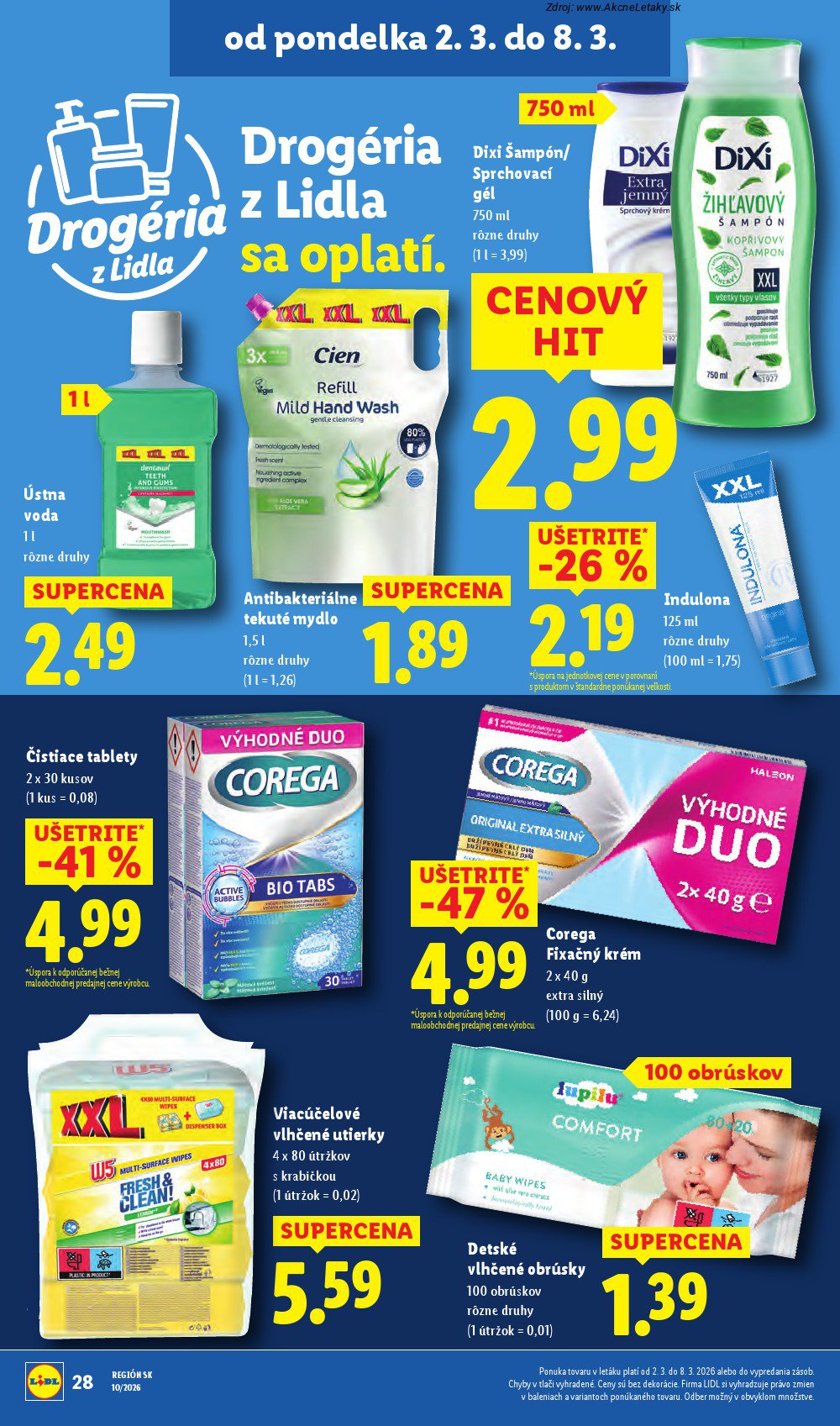 Leták Lidl (2. 3. - 8. 3. 2026) - strana 32 z 107