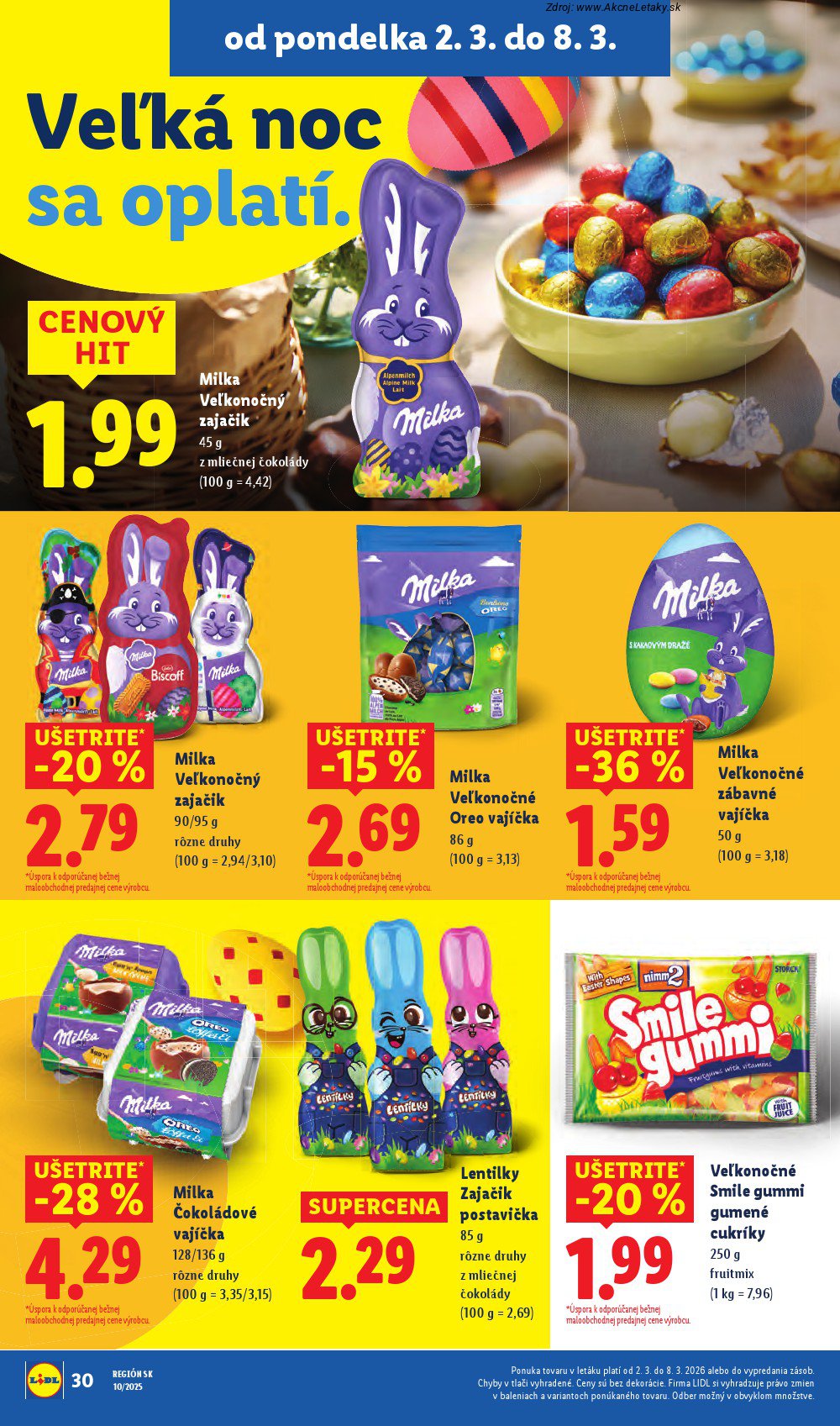 Leták Lidl (2. 3. - 8. 3. 2026) - strana 34 z 107