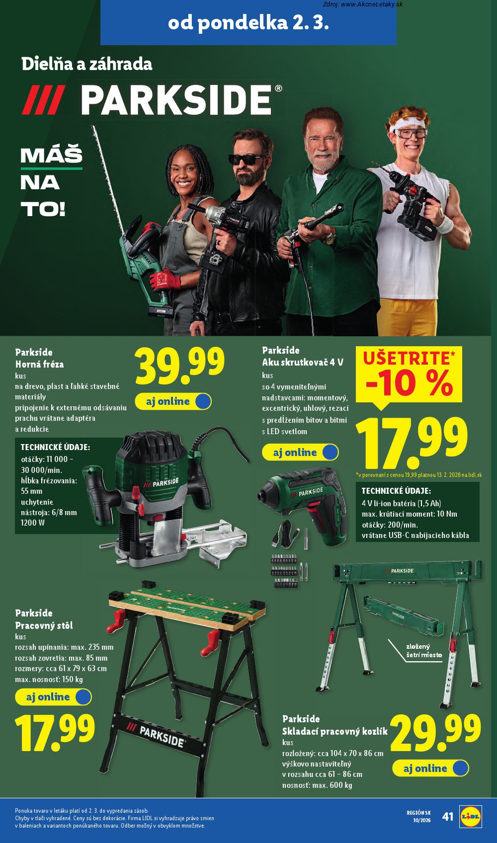 Leták Lidl (2. 3. - 8. 3. 2026) - strana 57 z 107