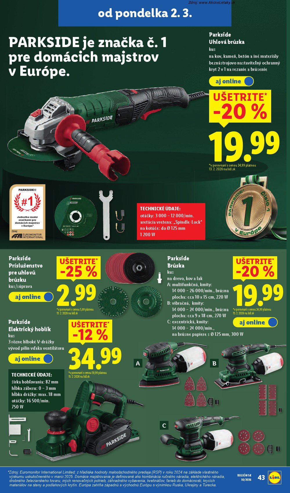 Leták Lidl (2. 3. - 8. 3. 2026) - strana 59 z 107