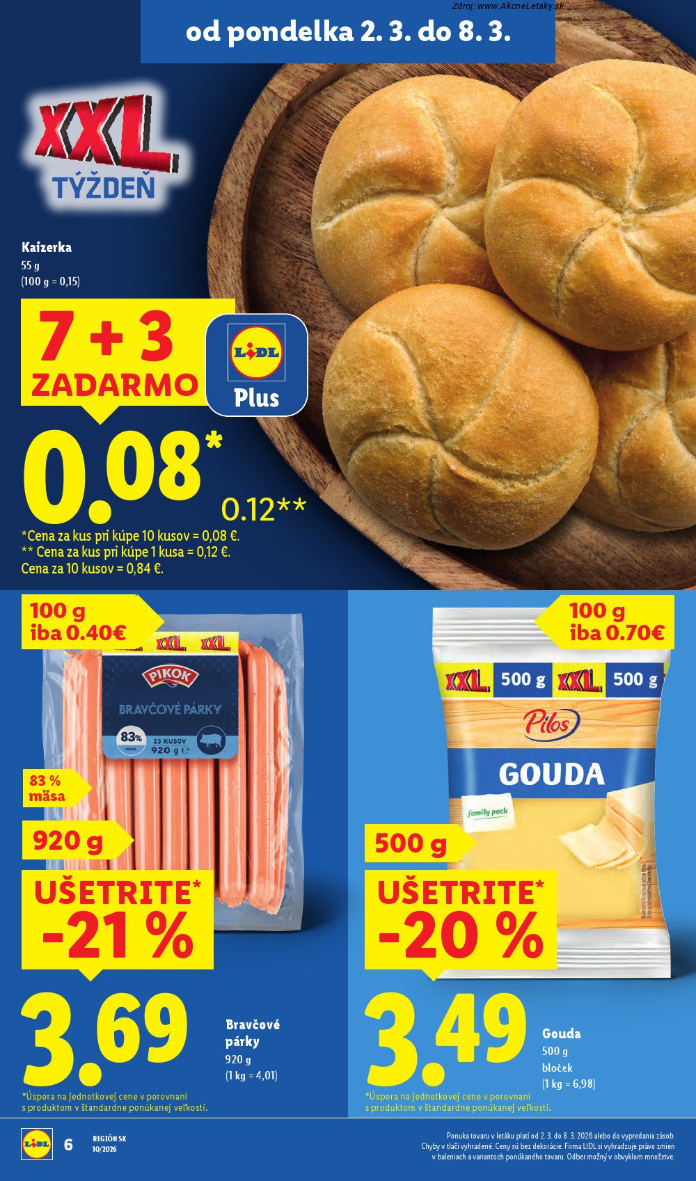 Leták Lidl (2. 3. - 8. 3. 2026) - strana 6 z 107
