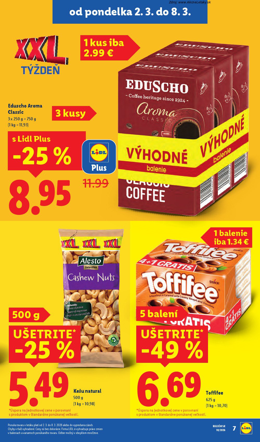 Leták Lidl (2. 3. - 8. 3. 2026) - strana 7 z 107
