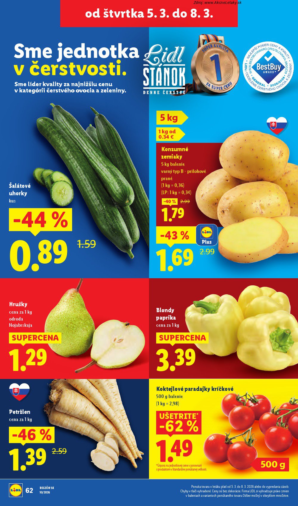 Leták Lidl (2. 3. - 8. 3. 2026) - strana 82 z 107