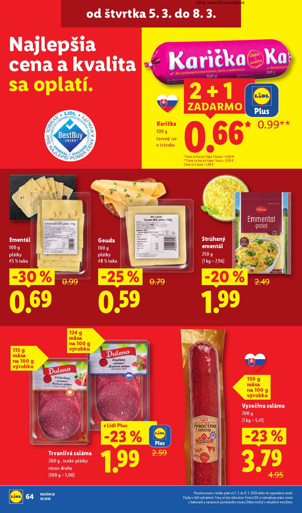 Leták Lidl (2. 3. - 8. 3. 2026) - strana 84 z 107