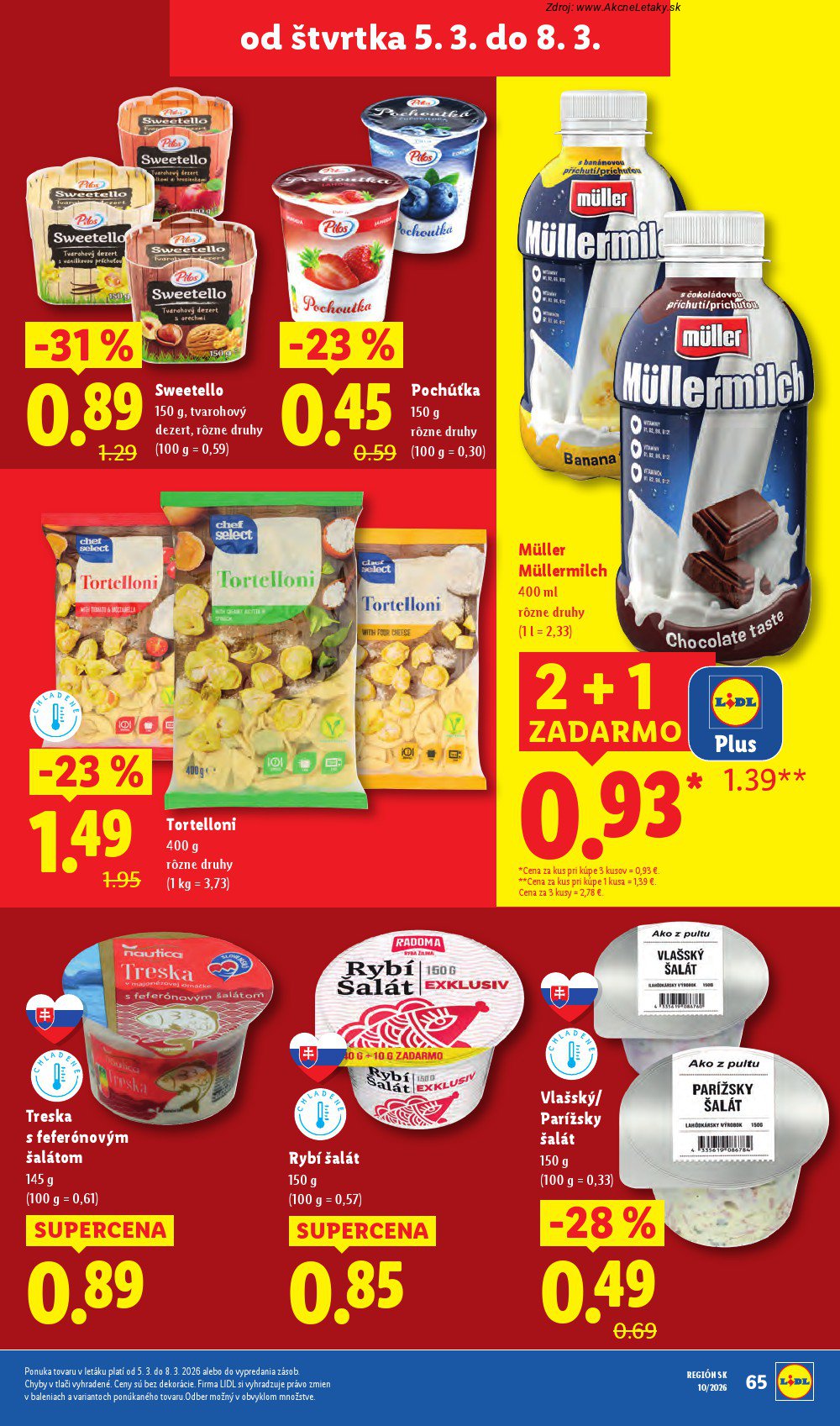 Leták Lidl (2. 3. - 8. 3. 2026) - strana 85 z 107