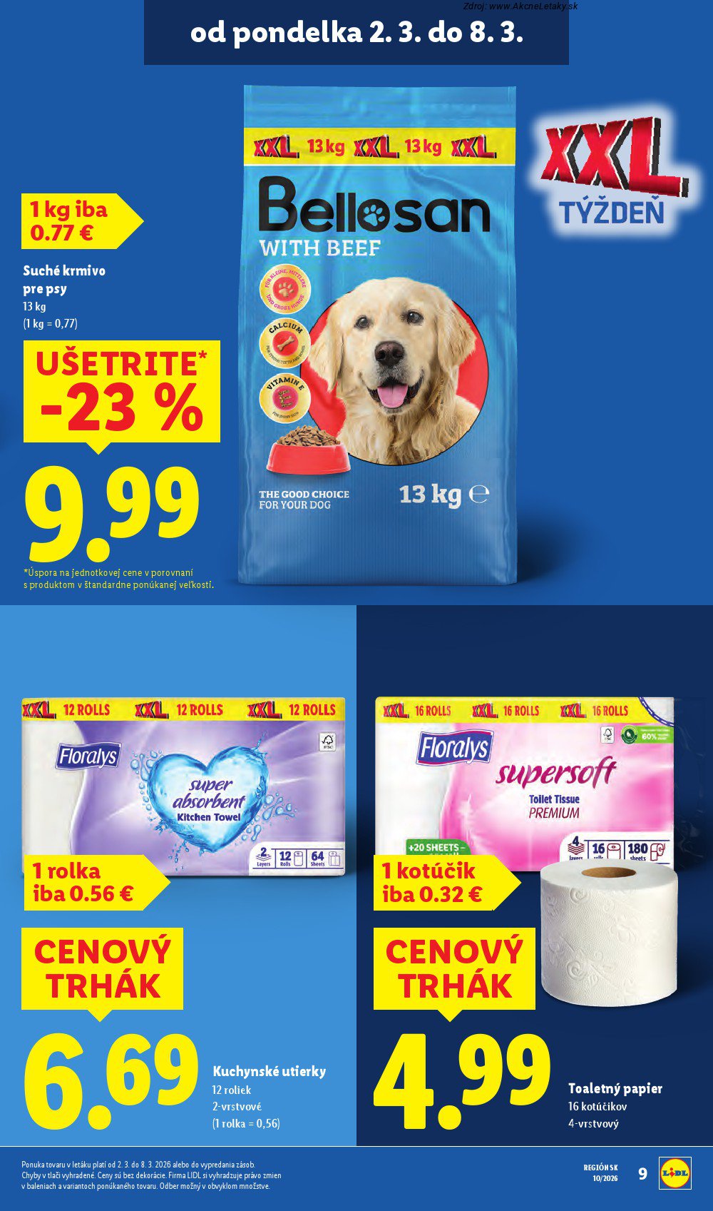 Leták Lidl (2. 3. - 8. 3. 2026) - strana 9 z 107