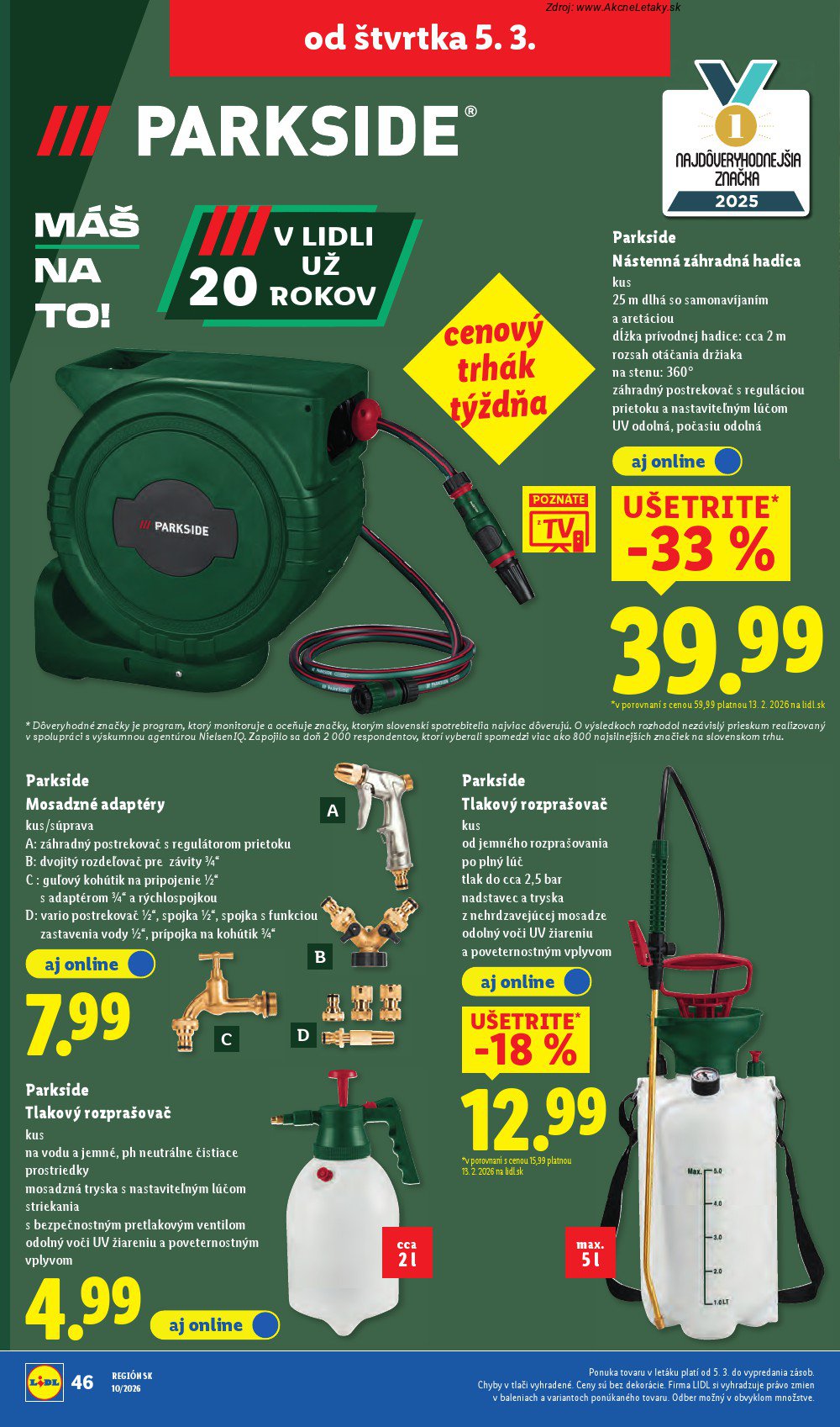 Leták Lidl (2. 3. - 8. 3. 2026) - strana 94 z 107
